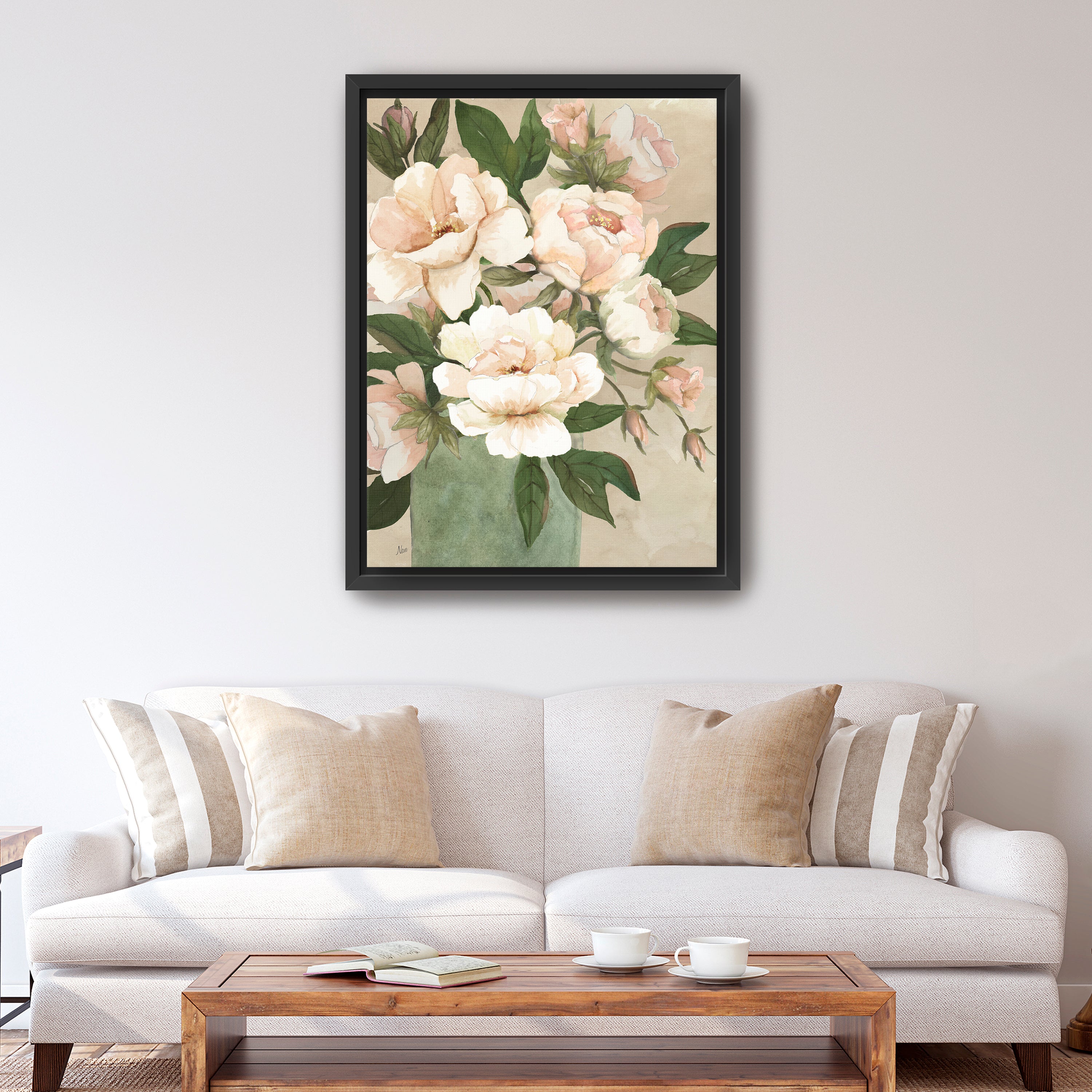 Peony Pleasure I Canvas Giclee