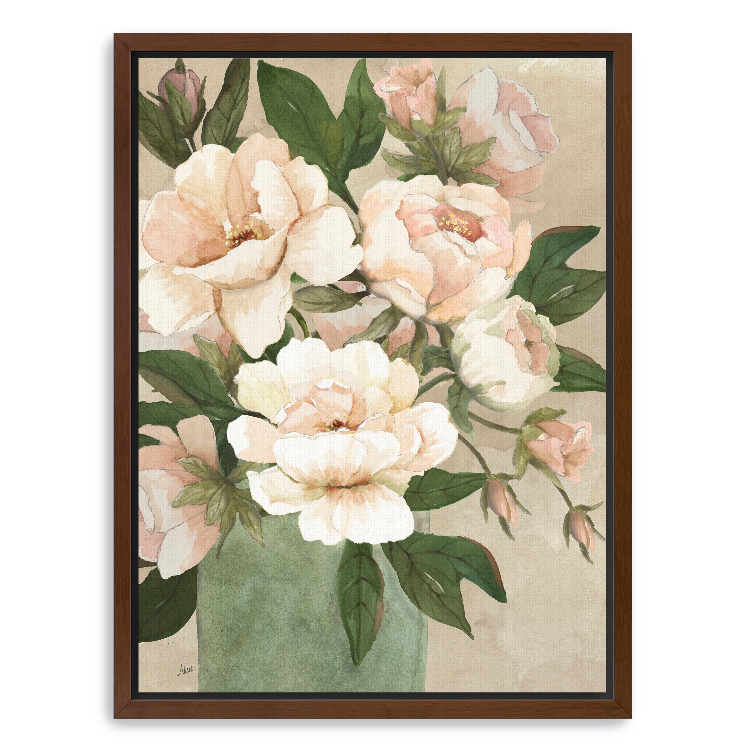 Peony Pleasure I Canvas Giclee