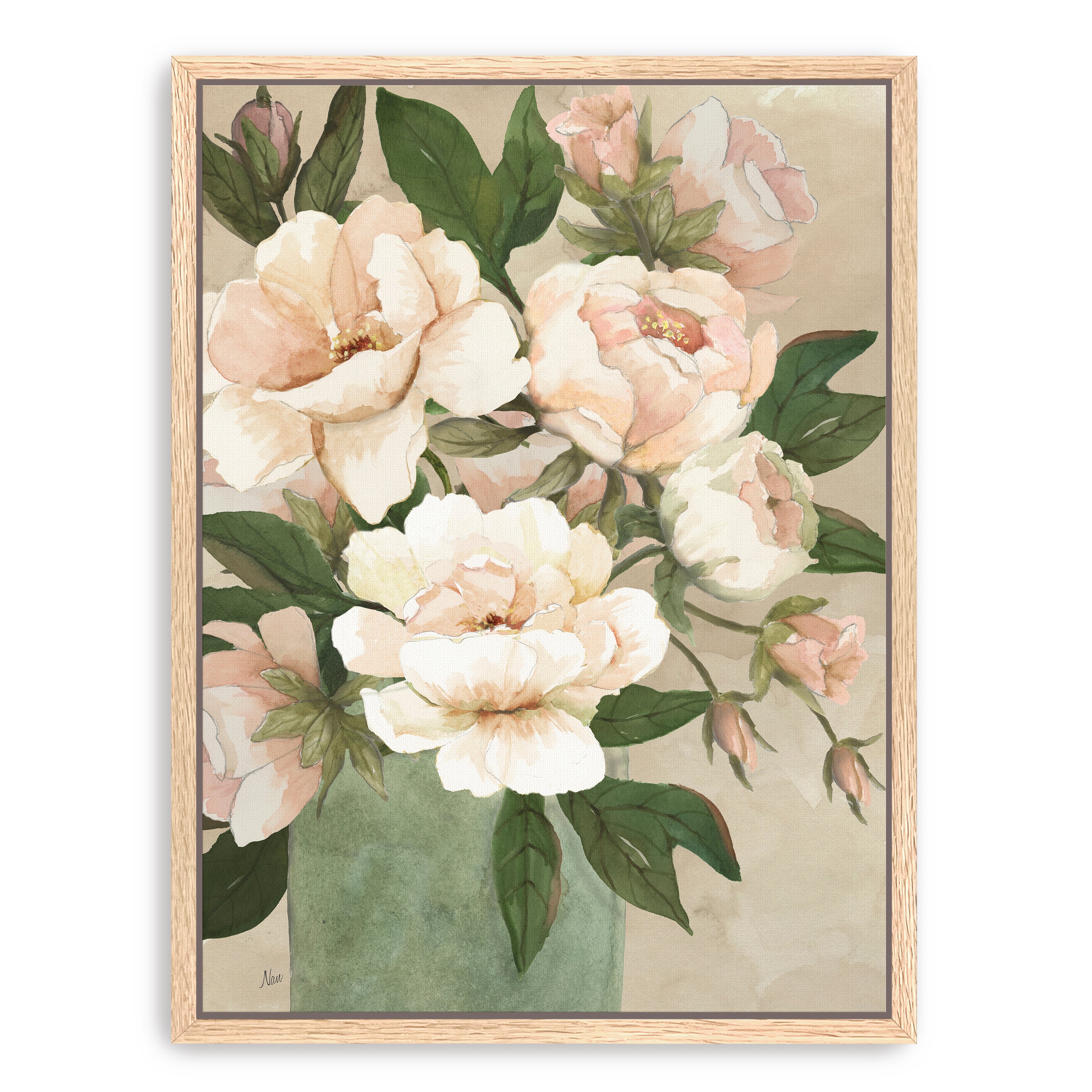 Peony Pleasure I Canvas Giclee