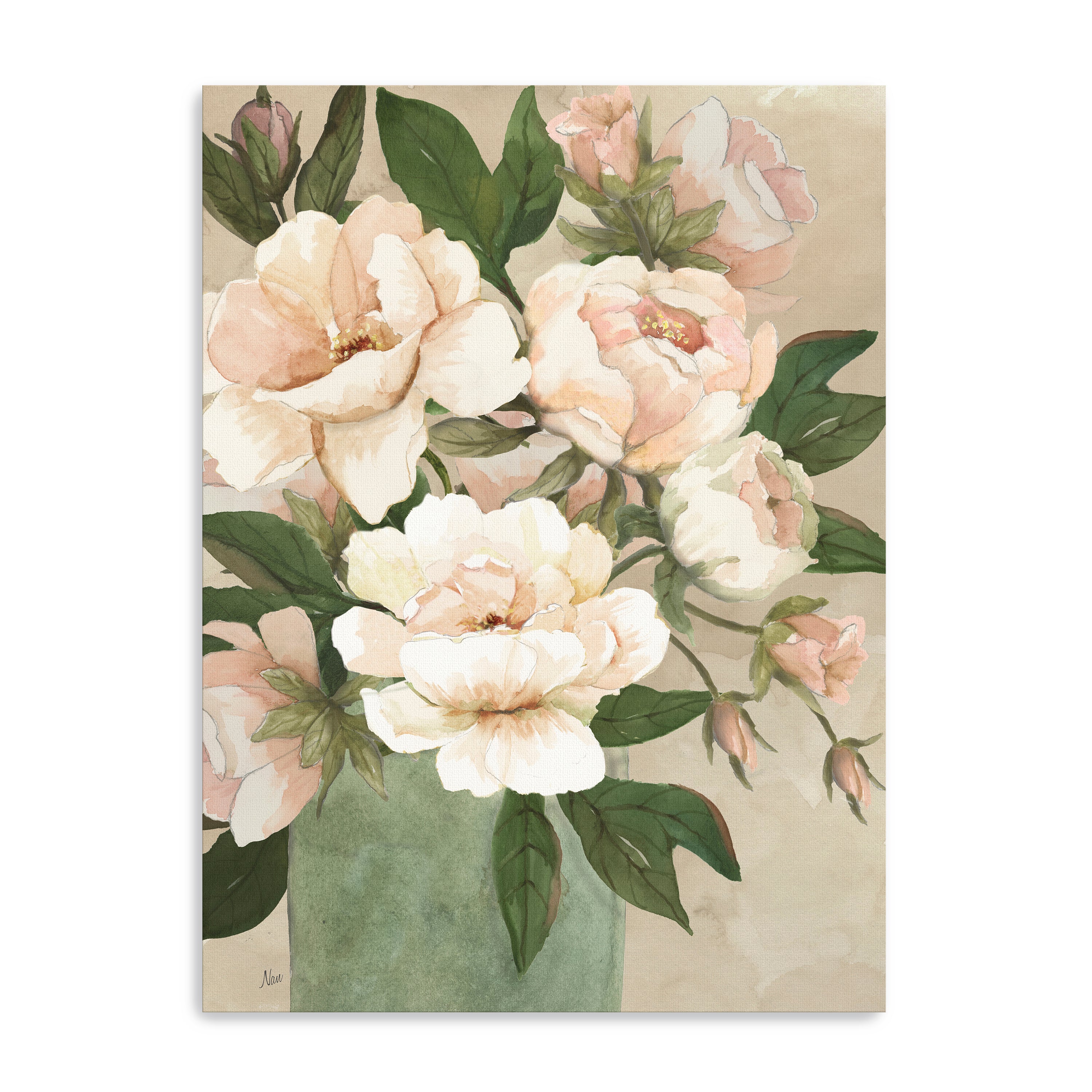 Peony Pleasure I Canvas Giclee
