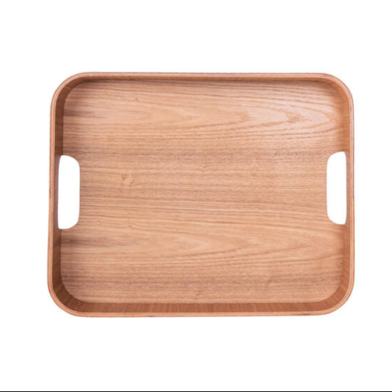 Hanna Tray with Handles Wood