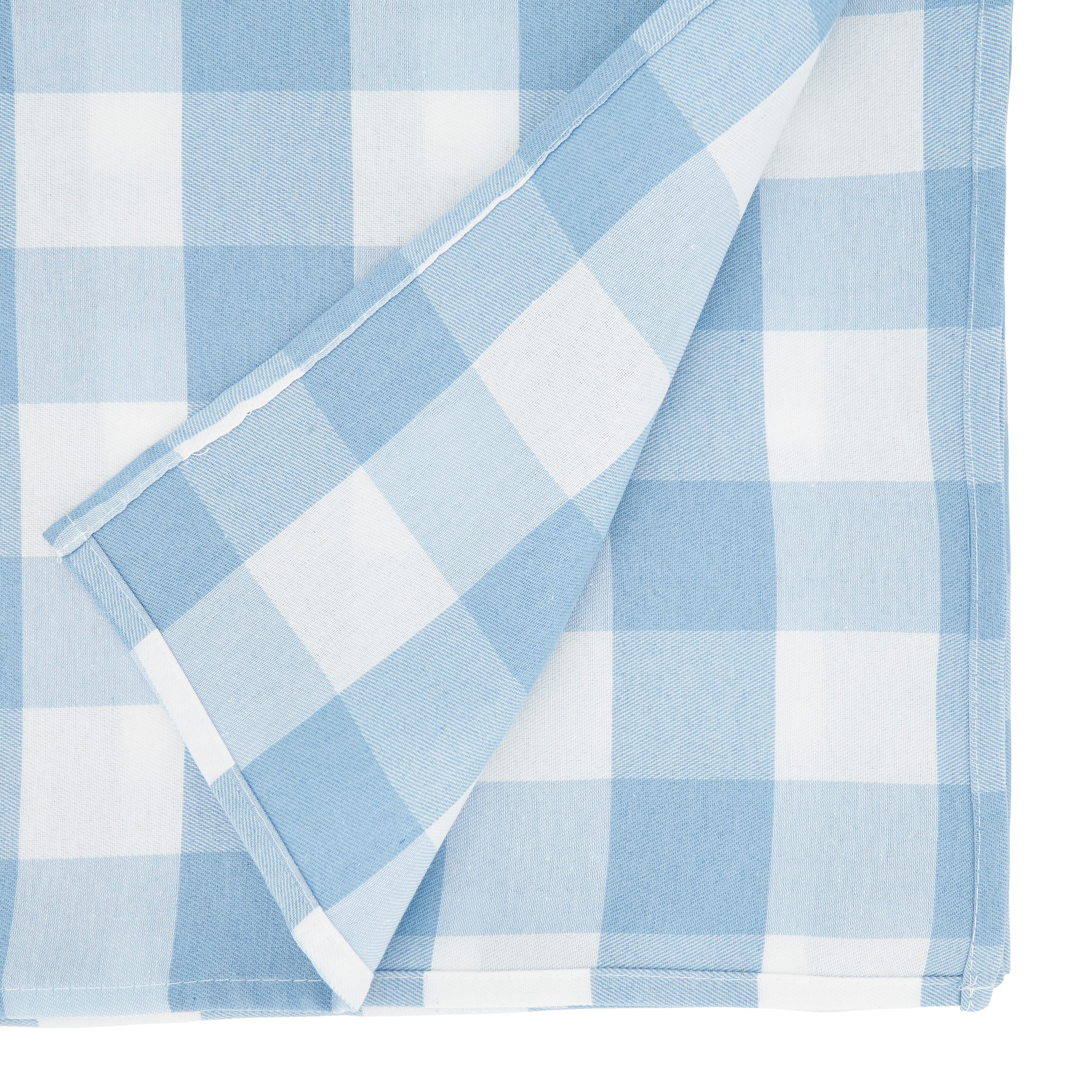 Cotton Blend Buffalo Plaid Tablecloth