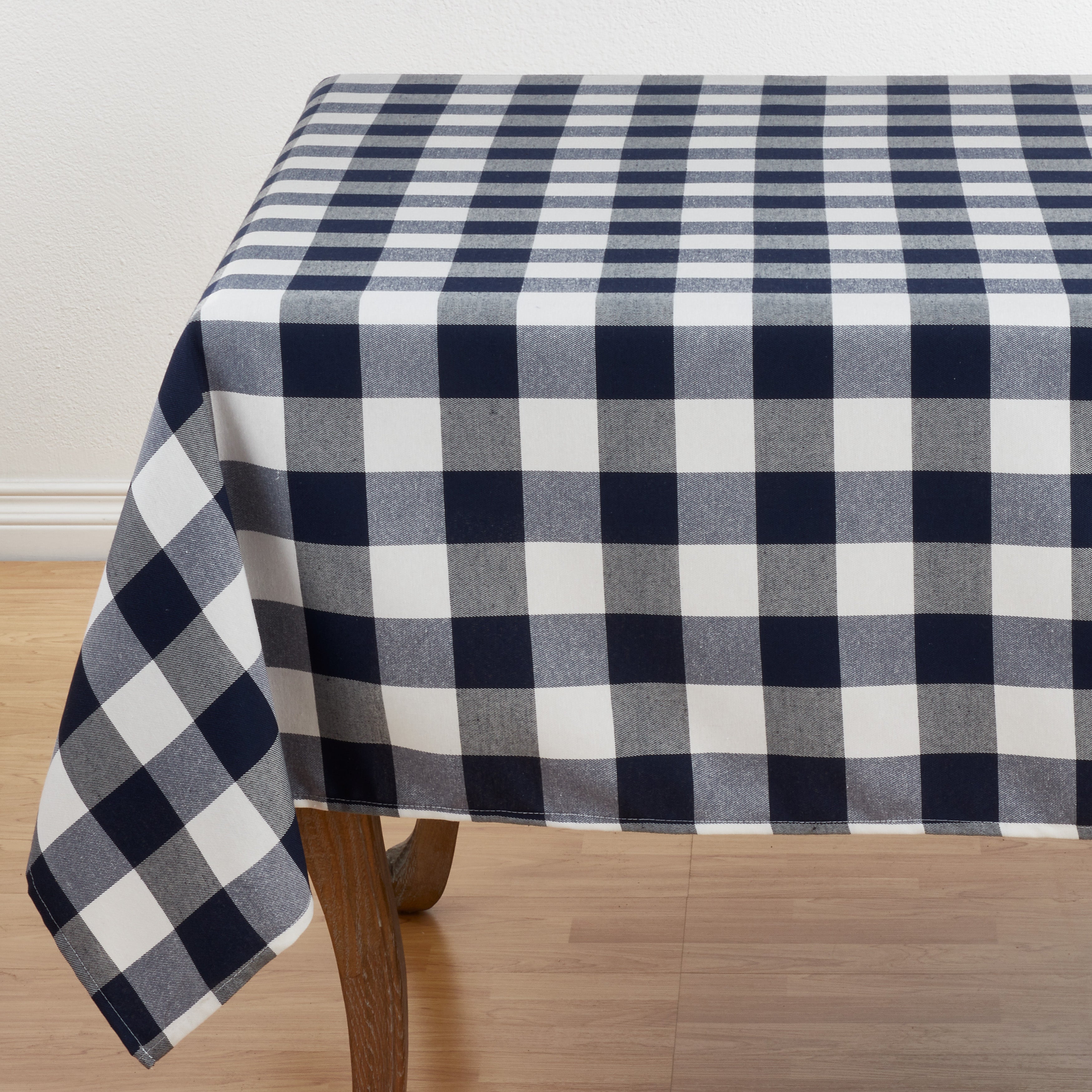 Cotton Blend Buffalo Plaid Tablecloth