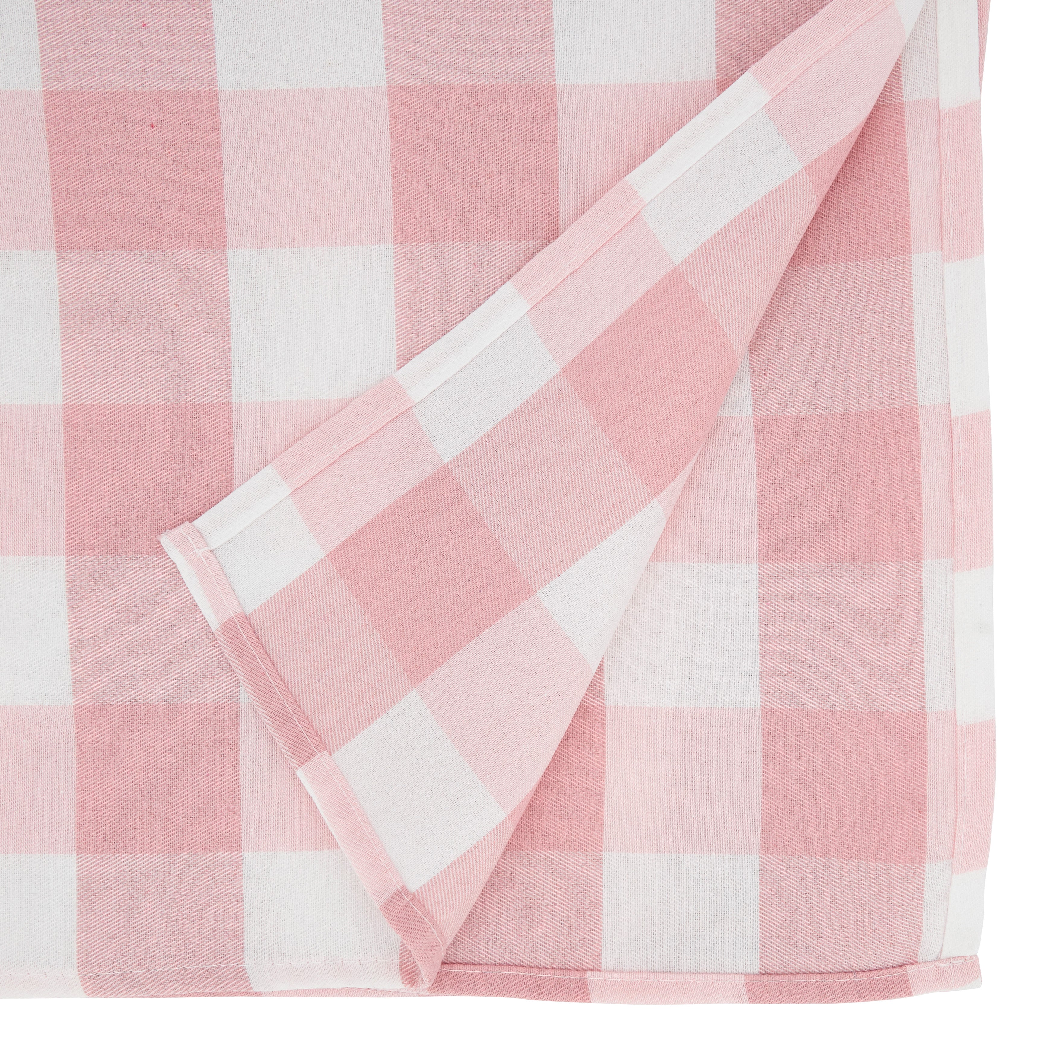 Cotton Blend Buffalo Plaid Tablecloth