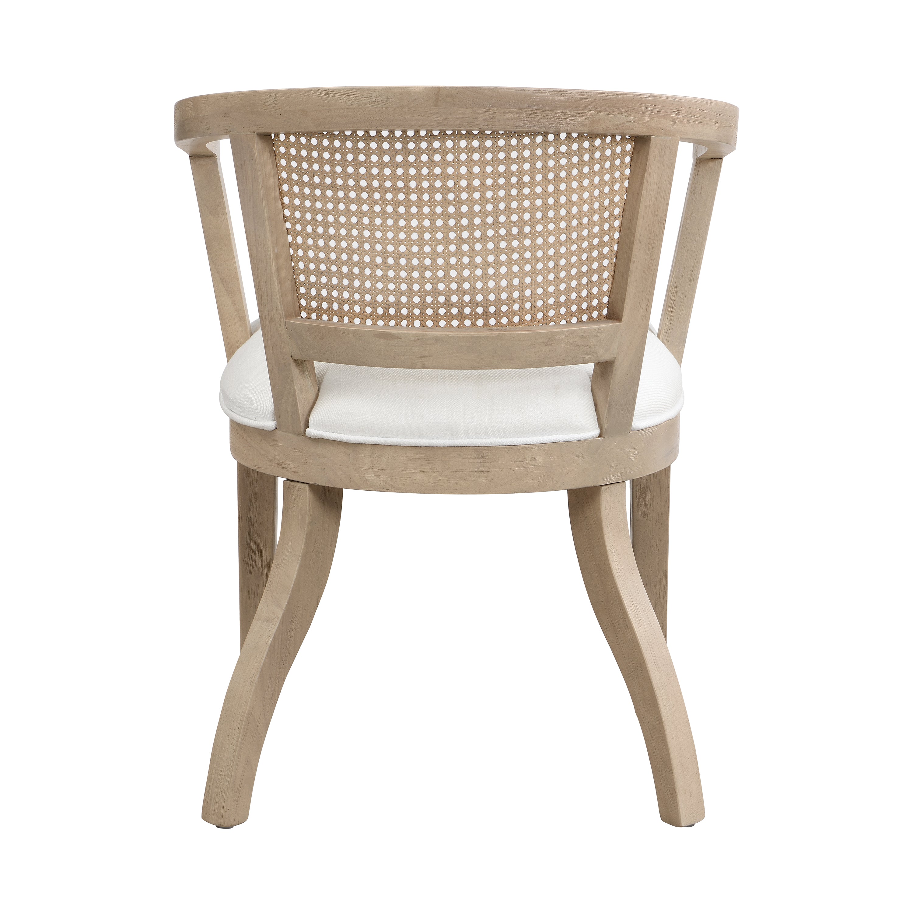 Rattan Barrel Dining Chair, Set of 2