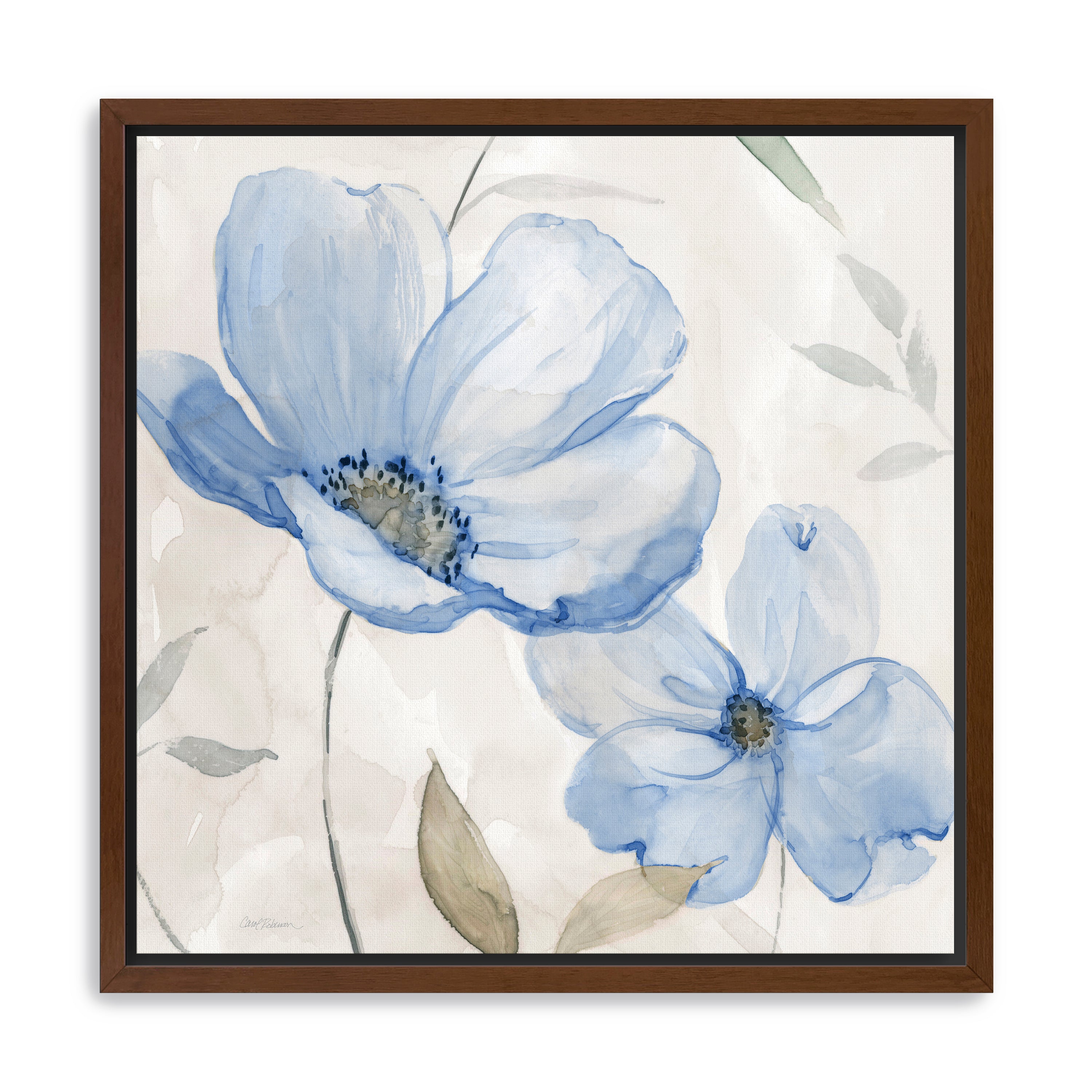 Blue Whispers I Canvas Giclee