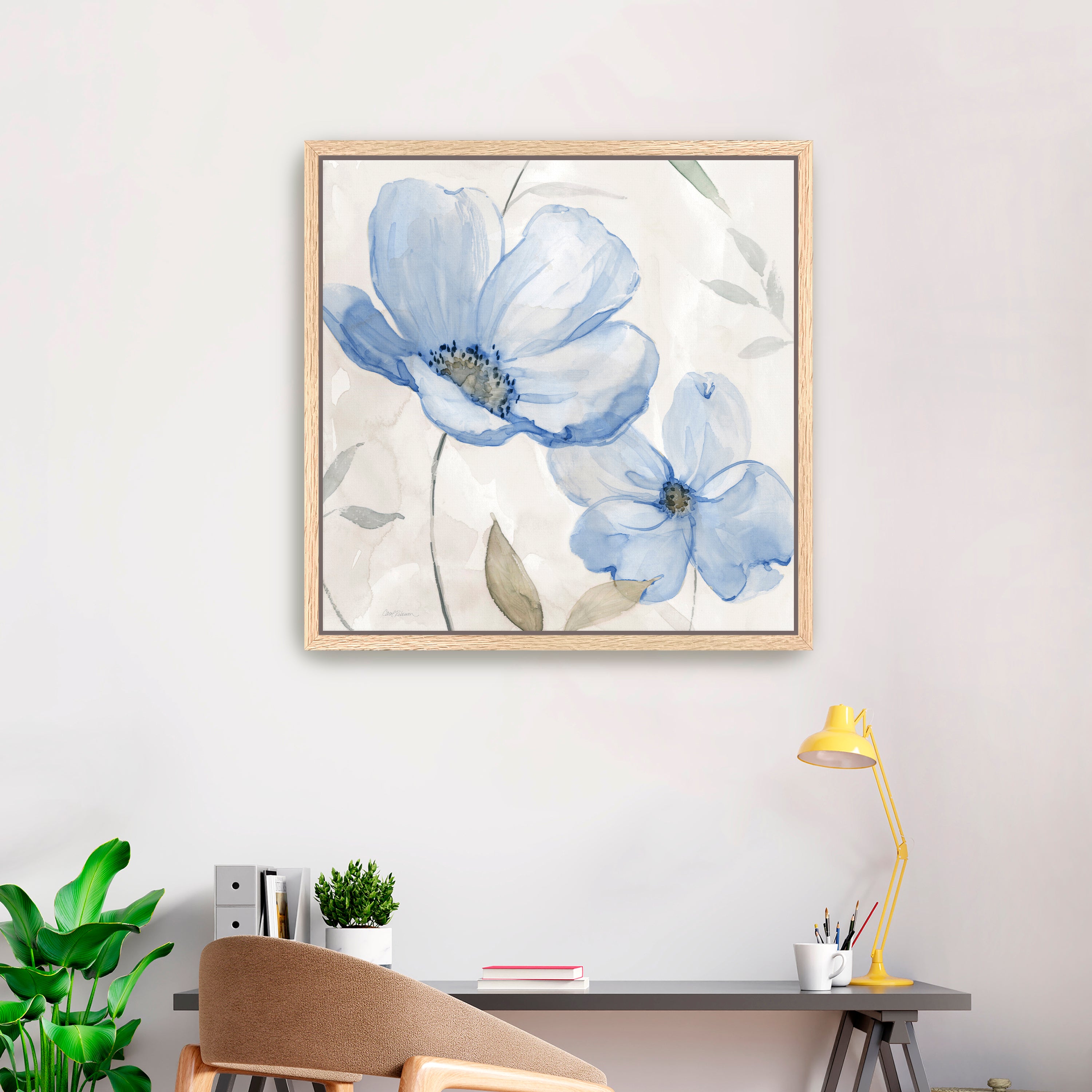 Blue Whispers I Canvas Giclee