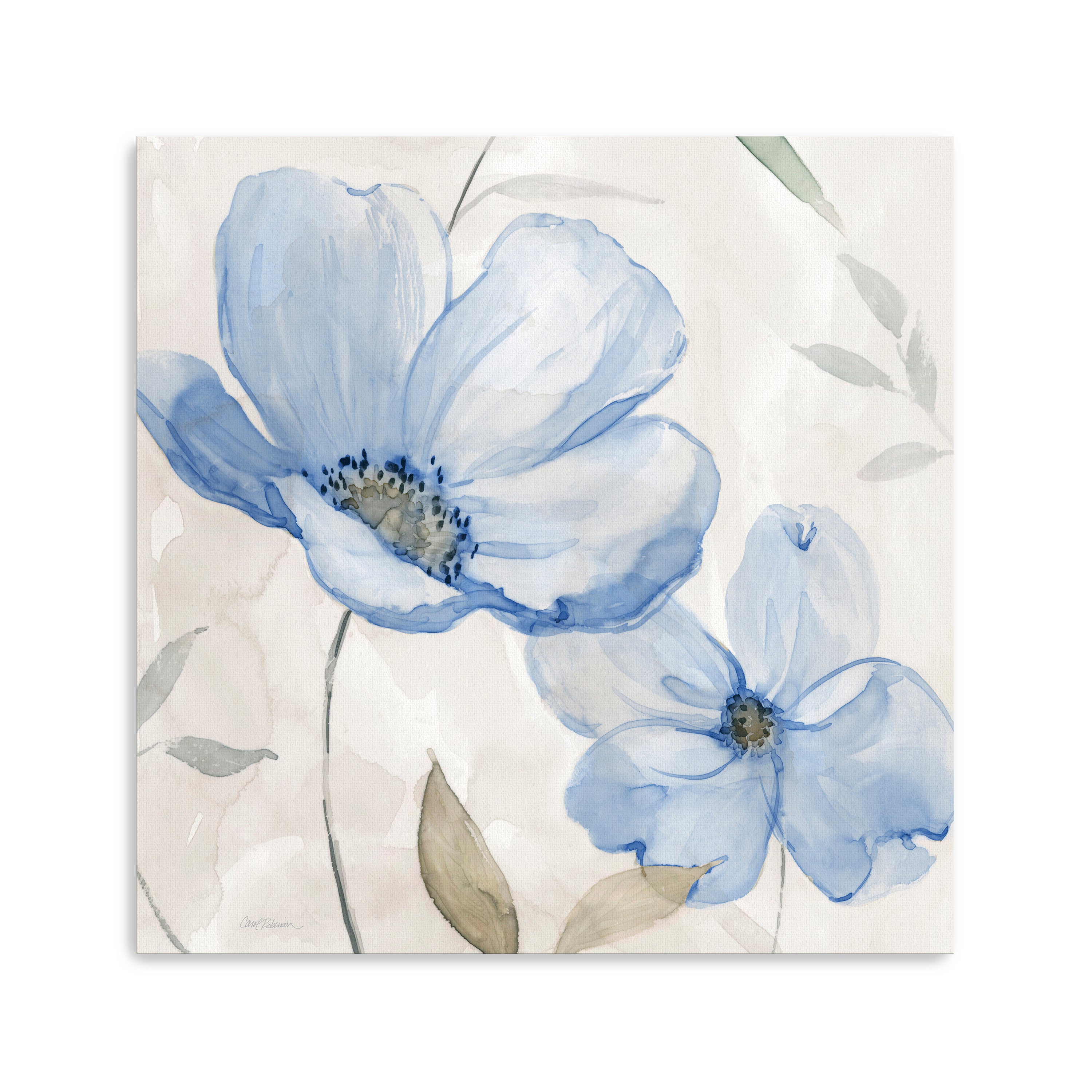 Blue Whispers I Canvas Giclee