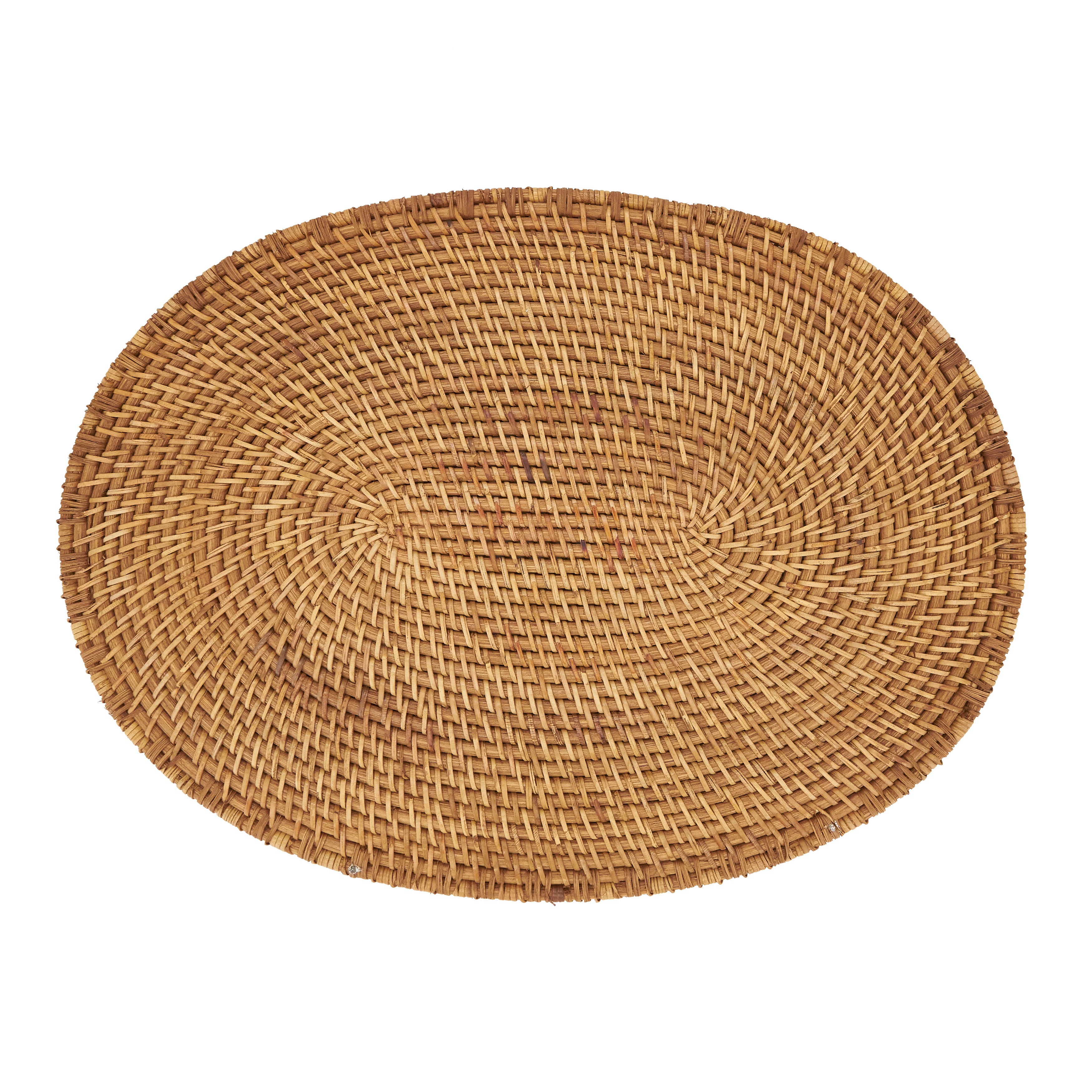 Oval Woven Rattan Placemat - Thumbnail 5