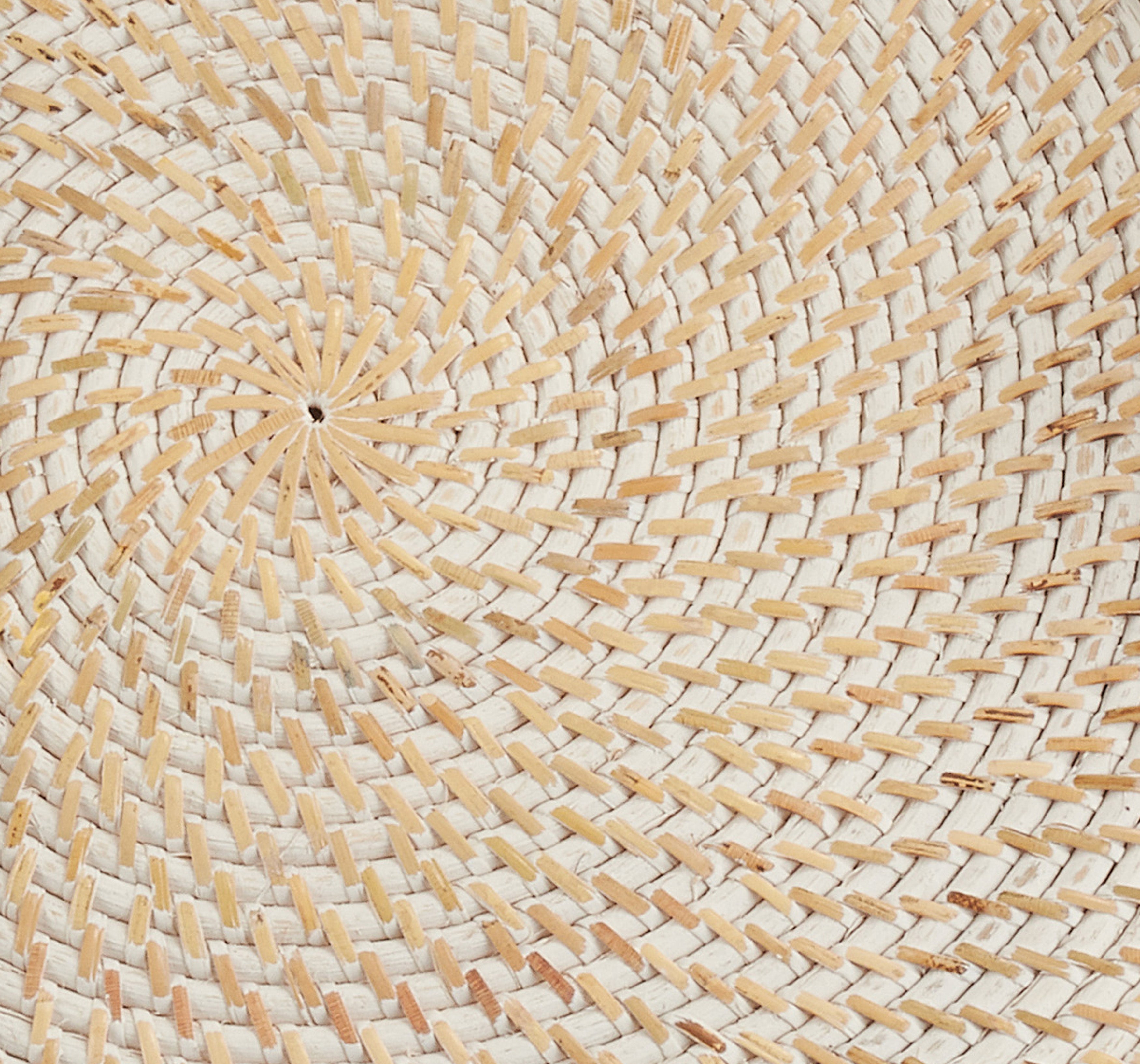 Round Woven Rattan Placemat, Set of 4