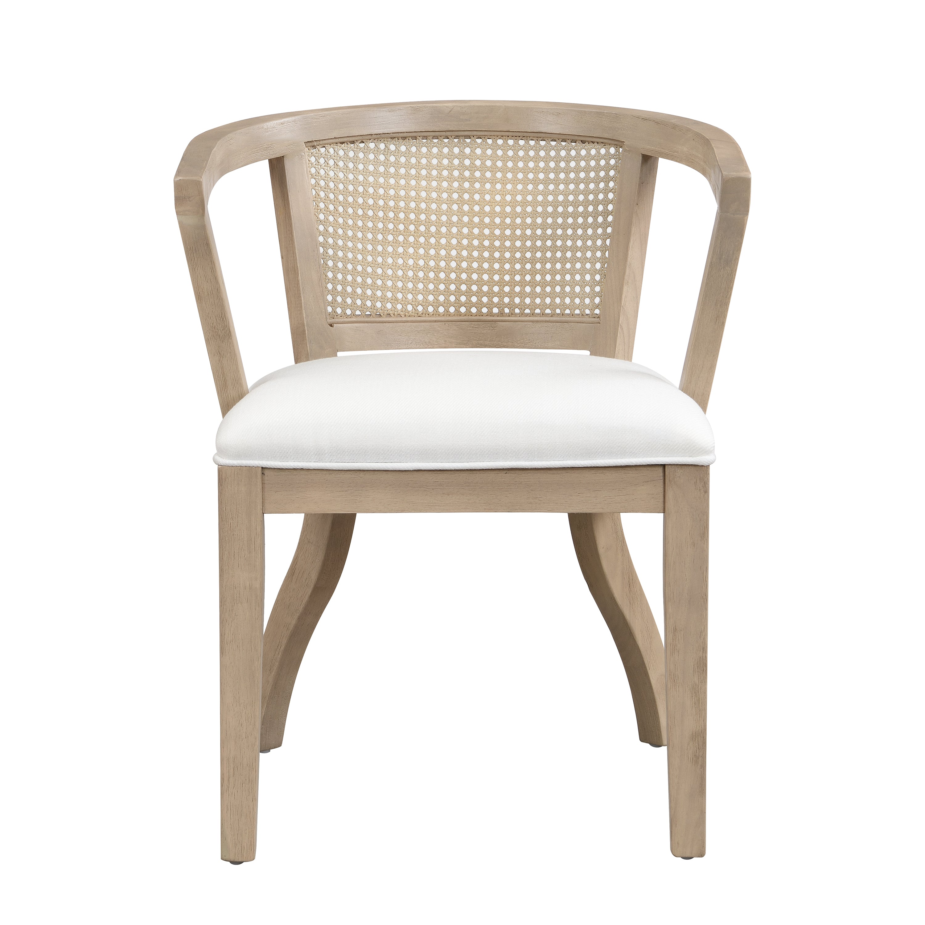 Rattan Barrel Dining Chair, Set of 2