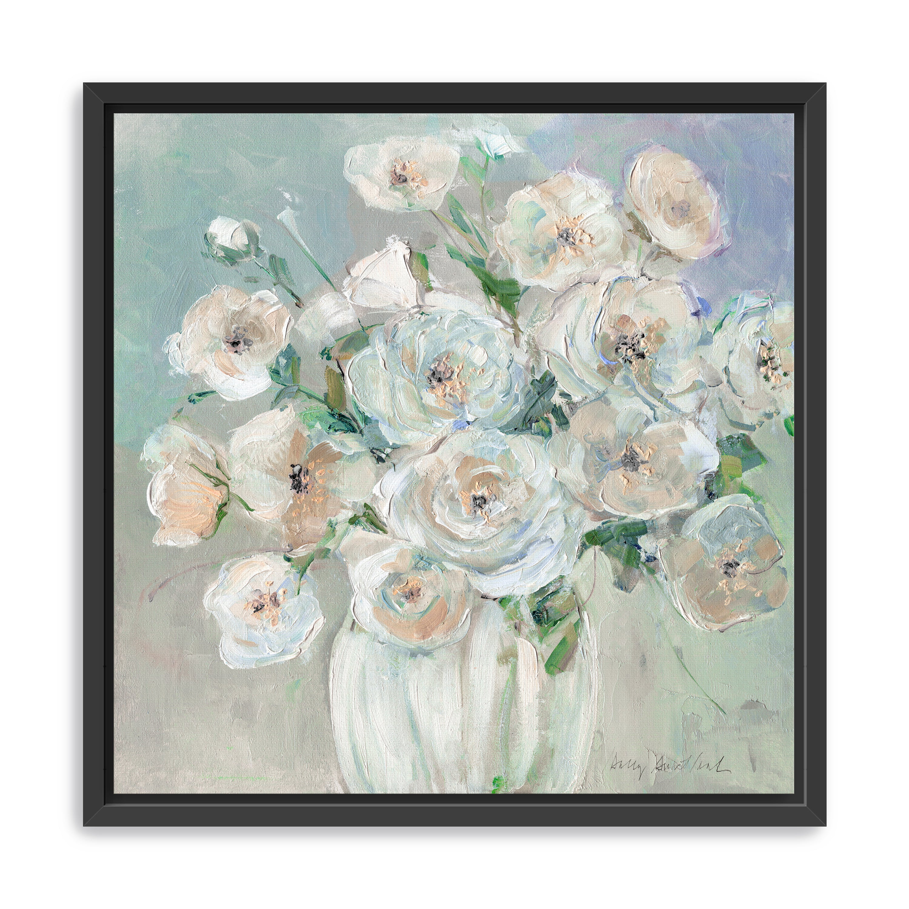 Summery Soft Blooms Canvas Giclee