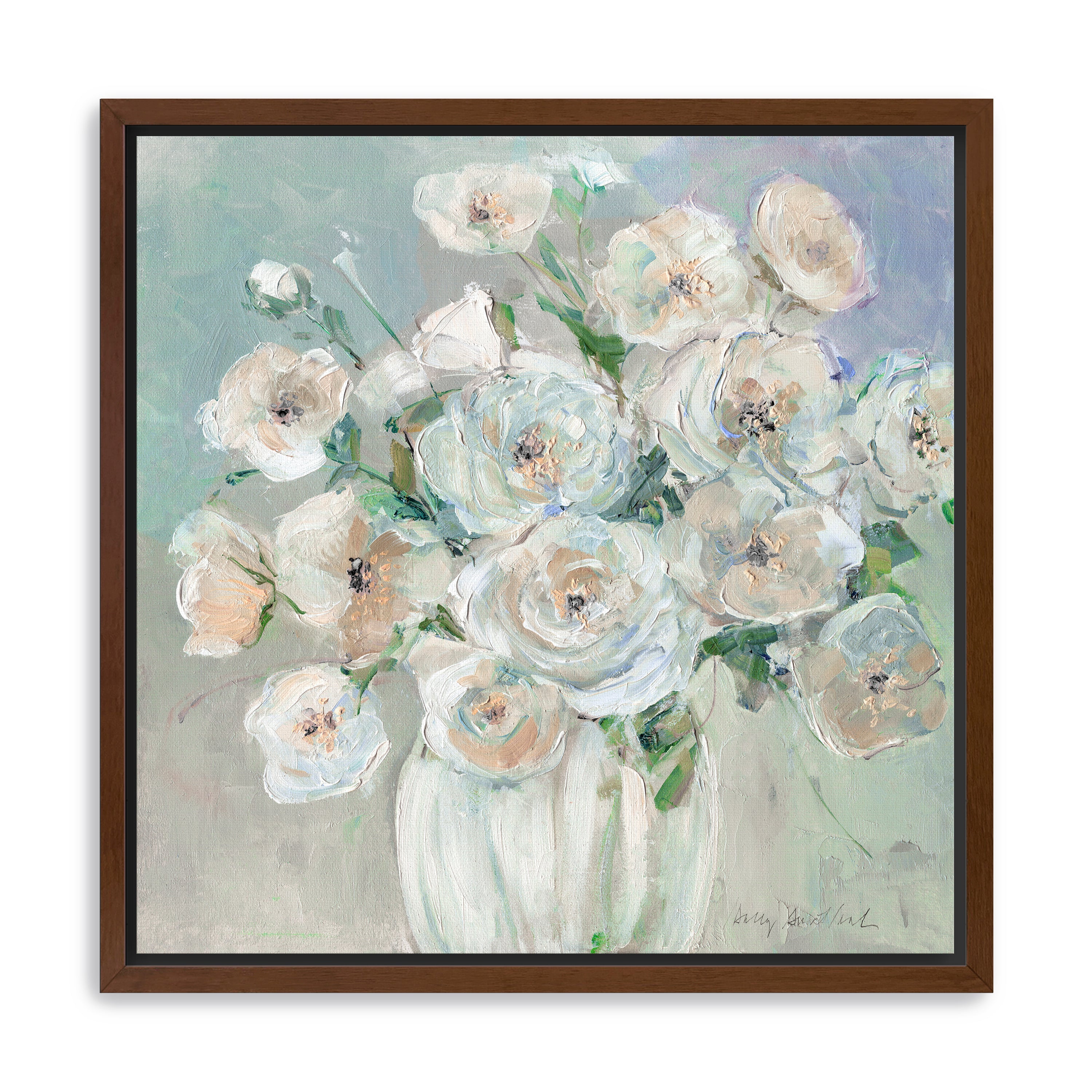 Summery Soft Blooms Canvas Giclee