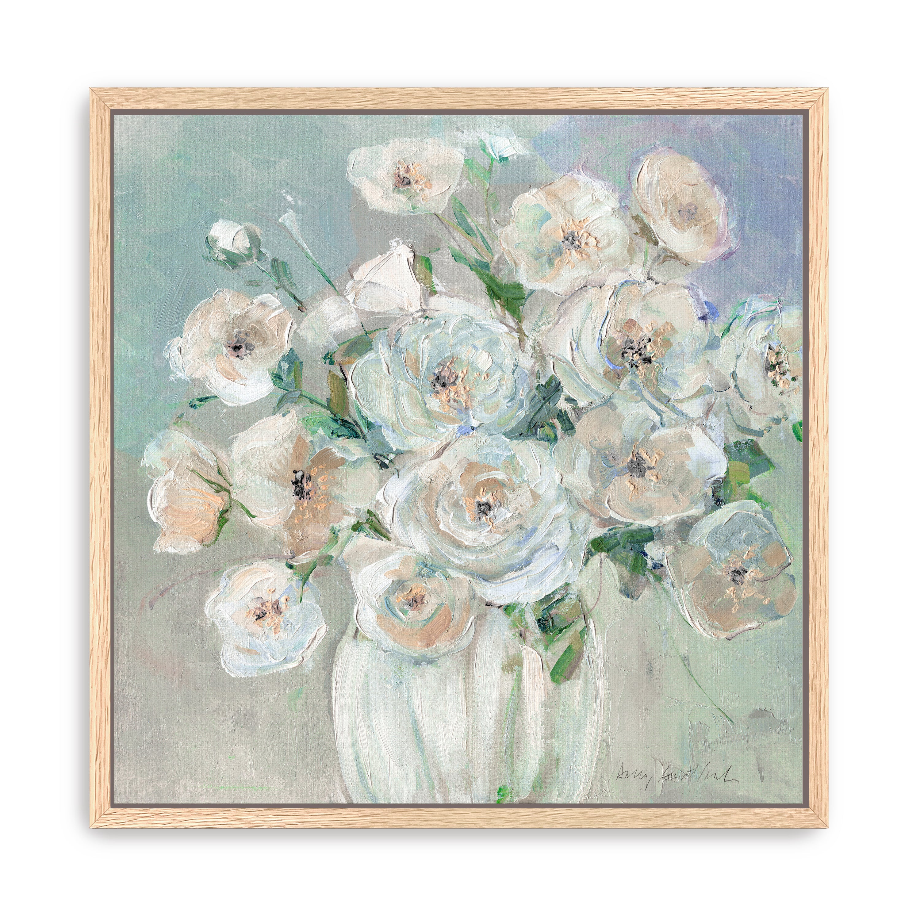 Summery Soft Blooms Canvas Giclee