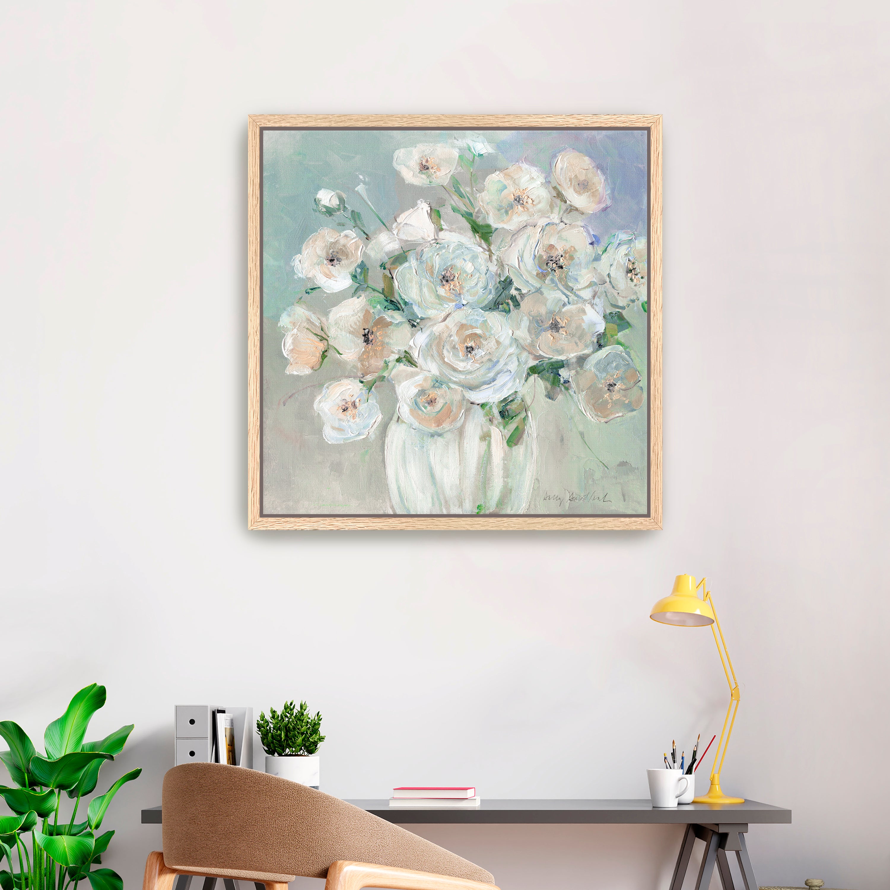 Summery Soft Blooms Canvas Giclee