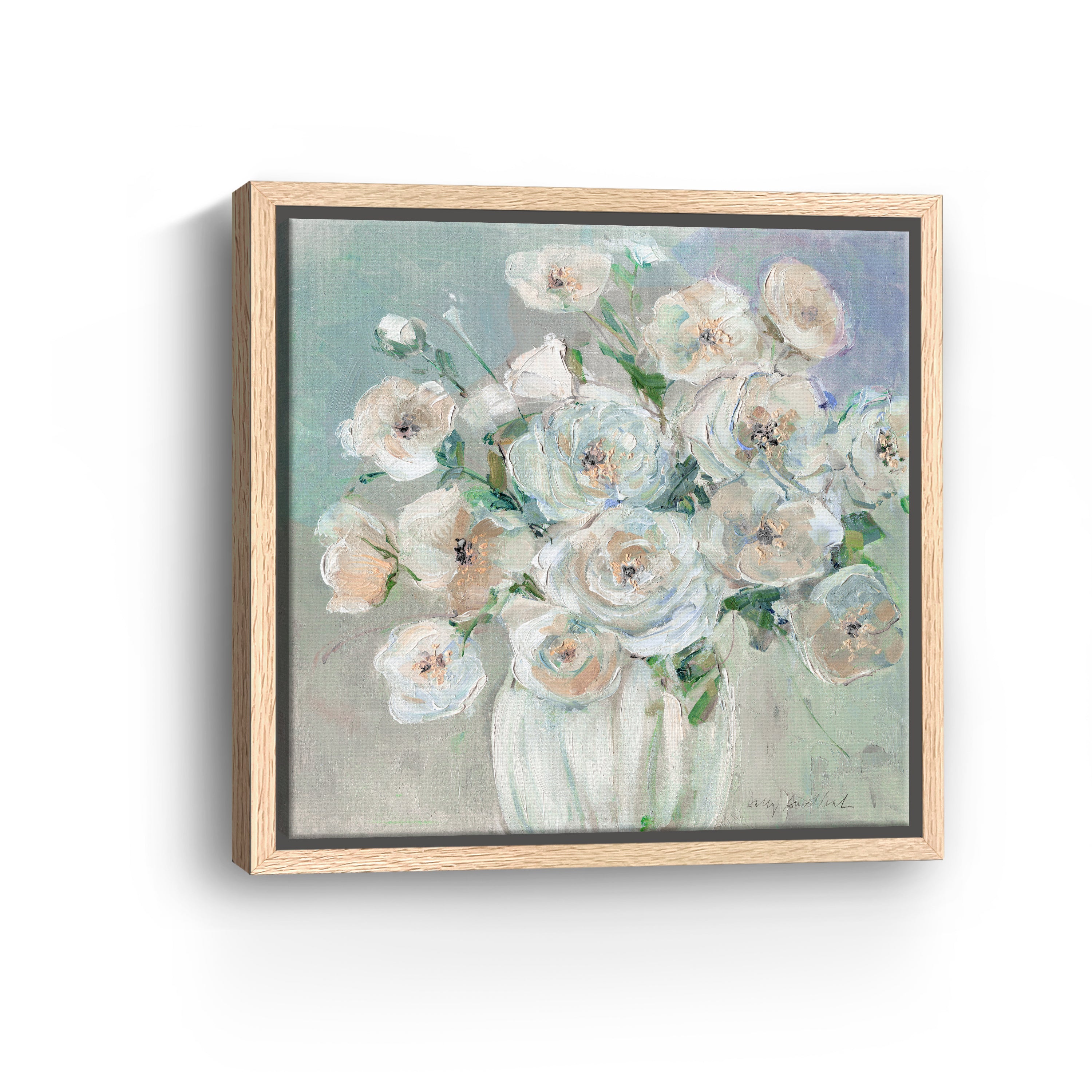 Summery Soft Blooms Canvas Giclee