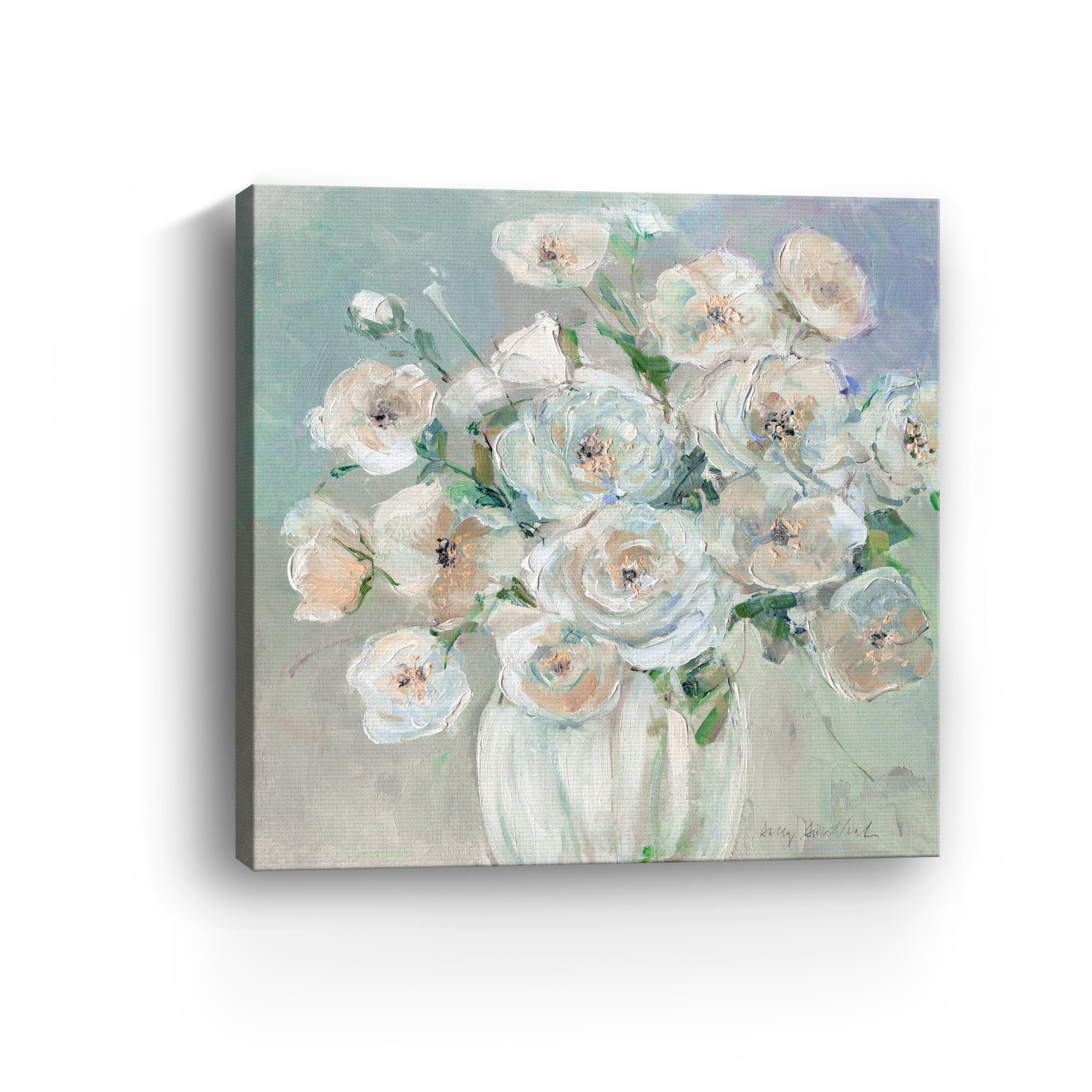 Summery Soft Blooms Canvas Giclee
