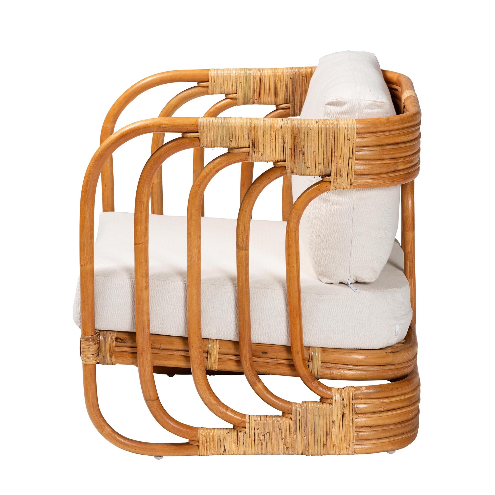 Caleb Rattan Arm Chair