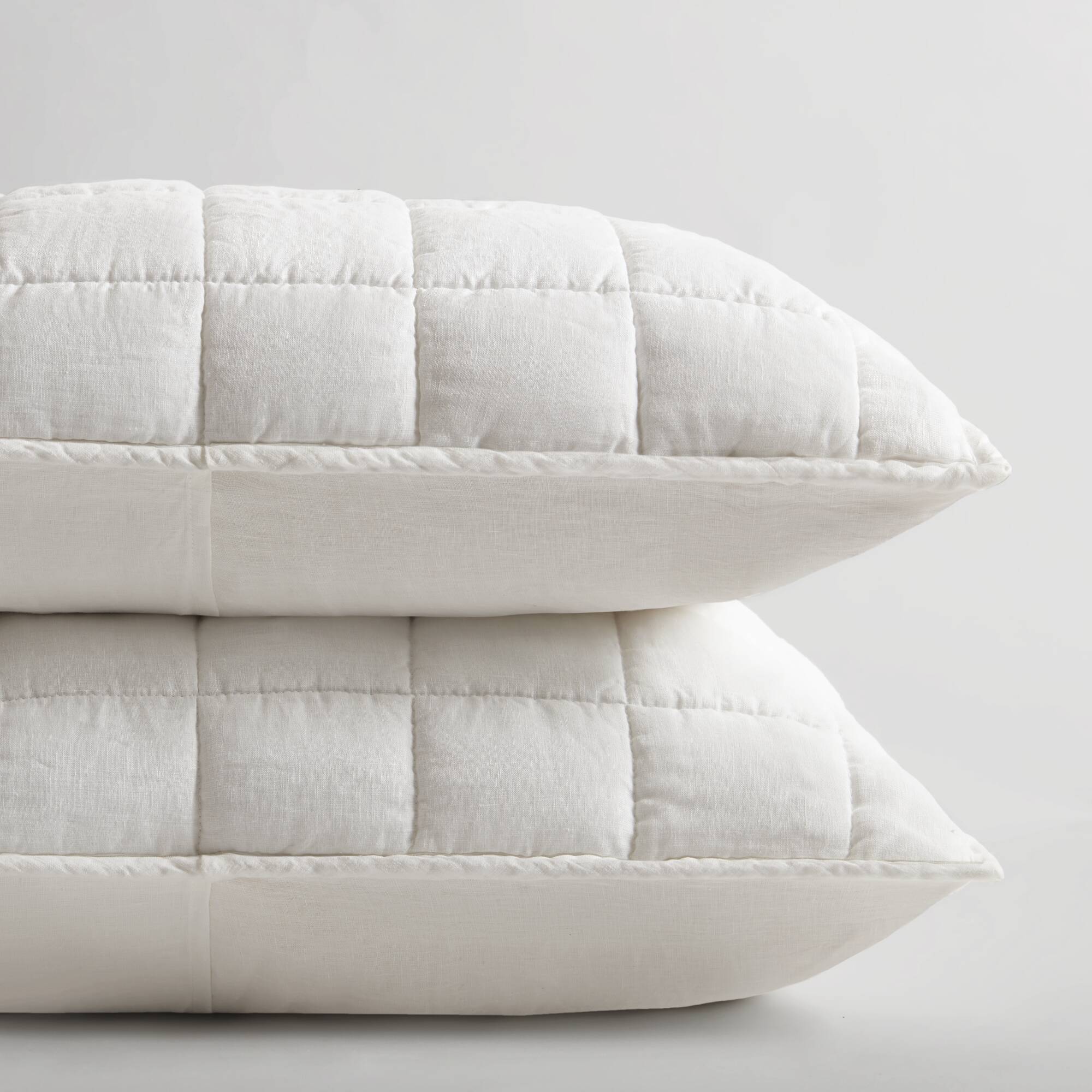 3 Piece Garment Washed French Linen Quilt Set