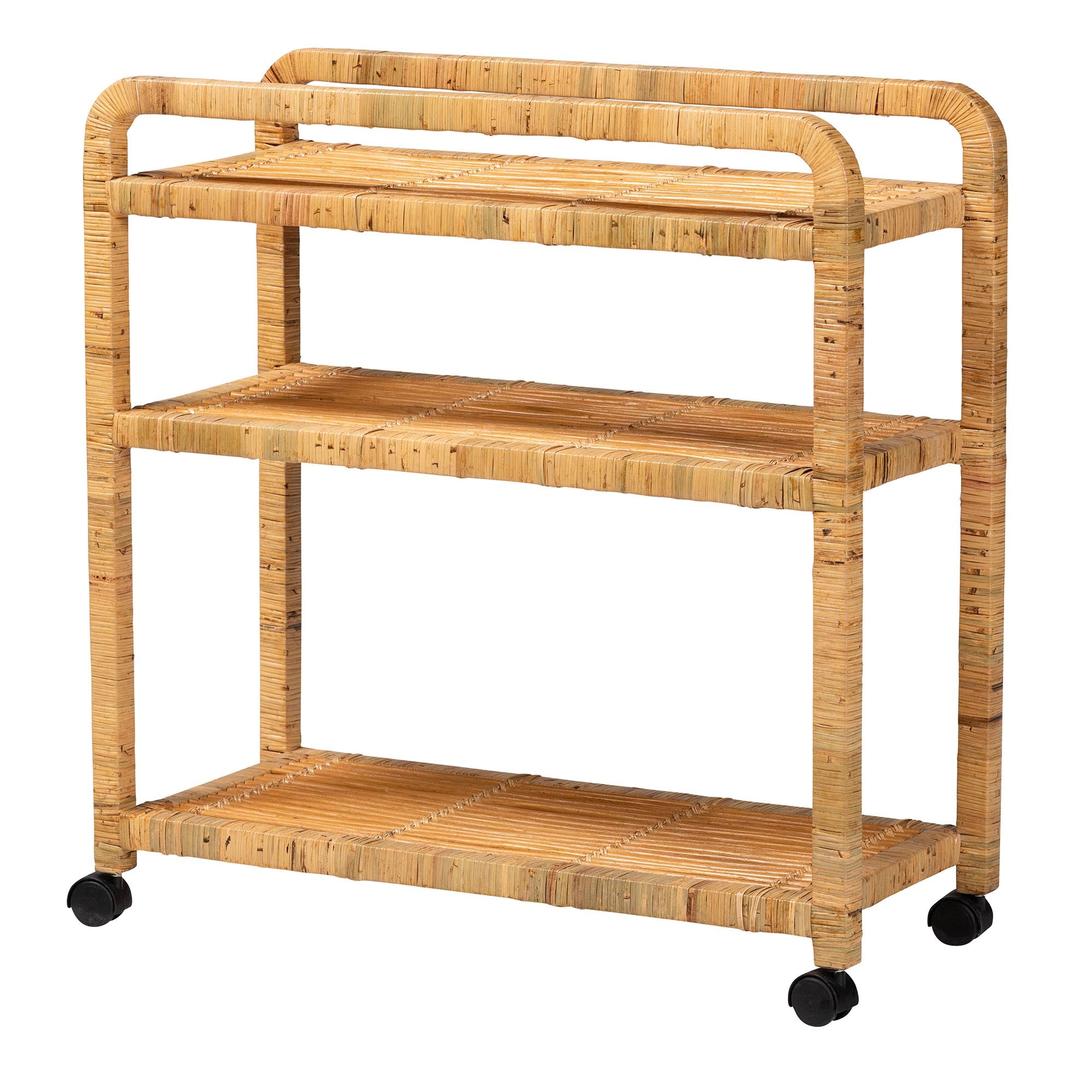 Maizie Rattan Bar Cart