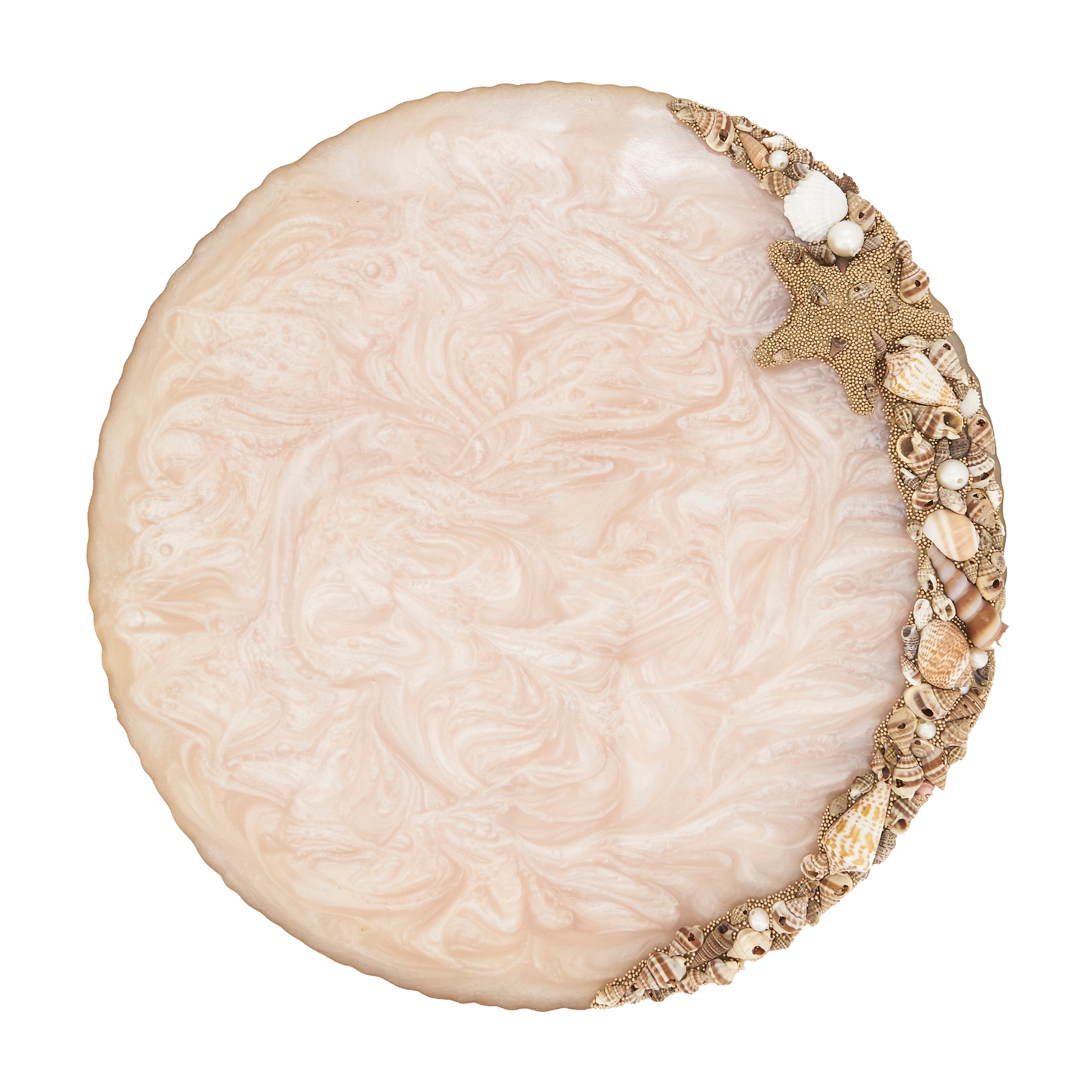 Resin Enchanted Seashell Placemat, Set of 4