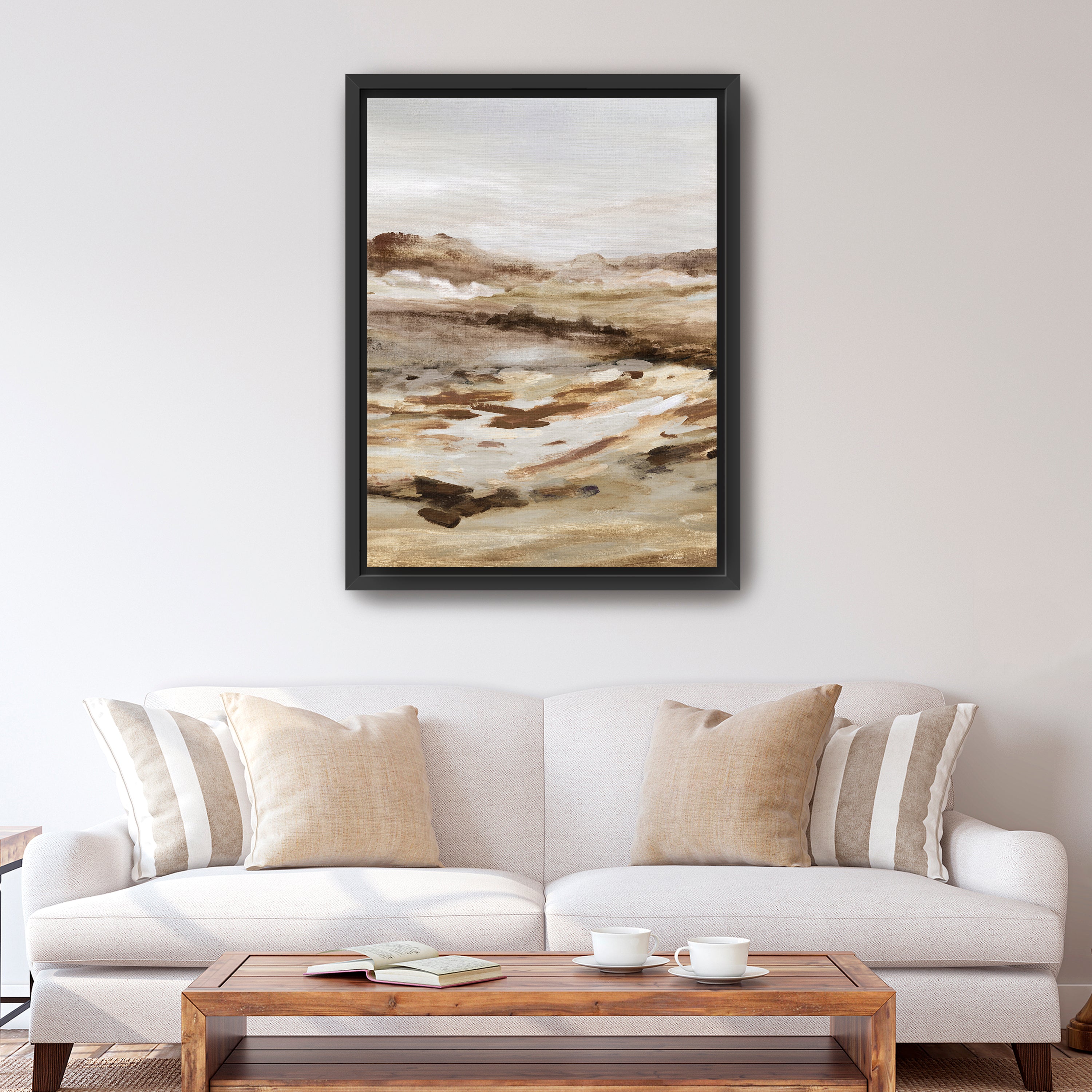 Peaks and Valleys Canvas Giclee