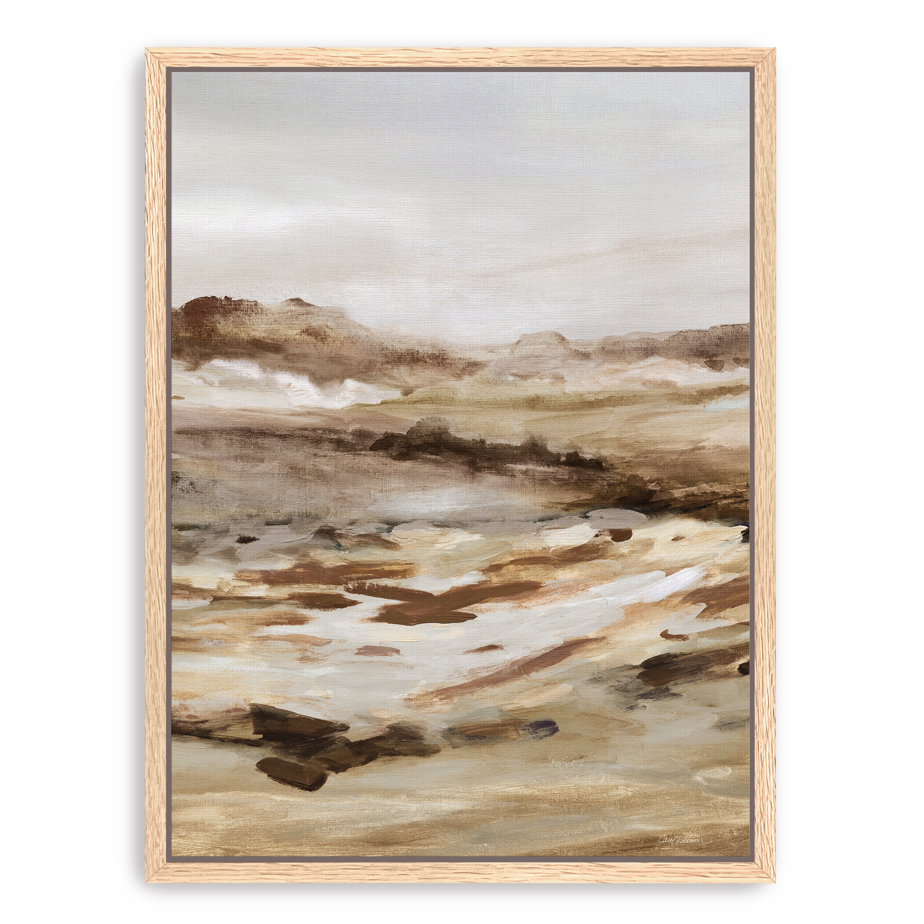 Peaks and Valleys Canvas Giclee