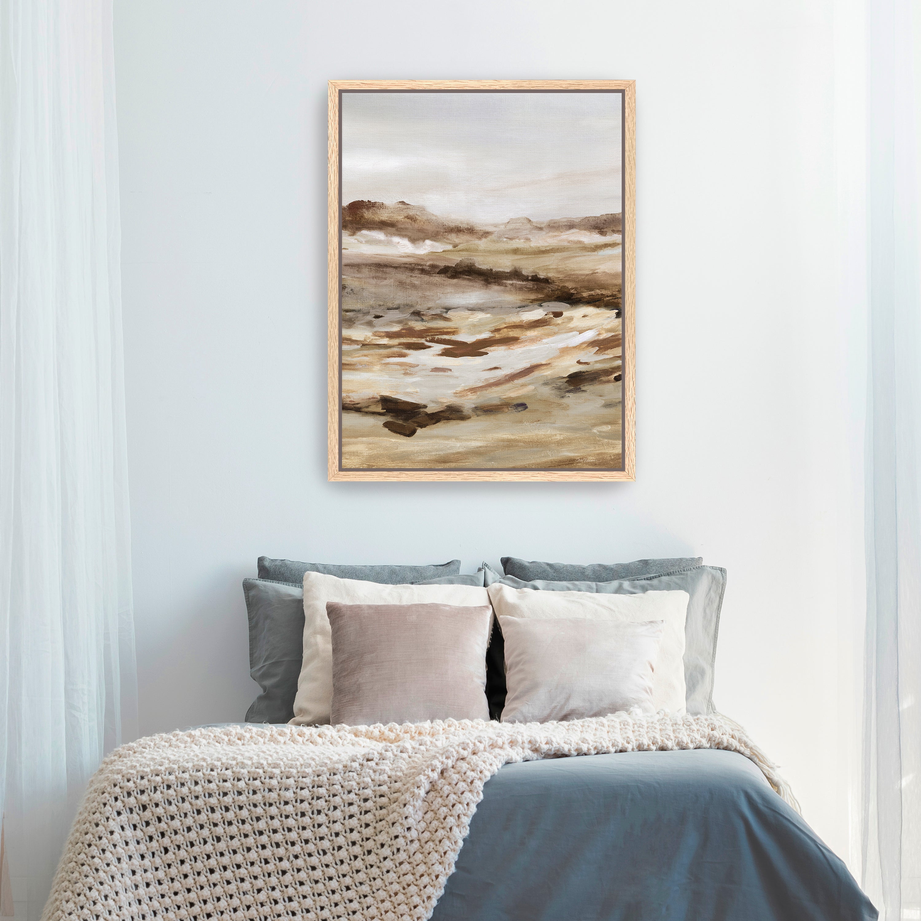 Peaks and Valleys Canvas Giclee