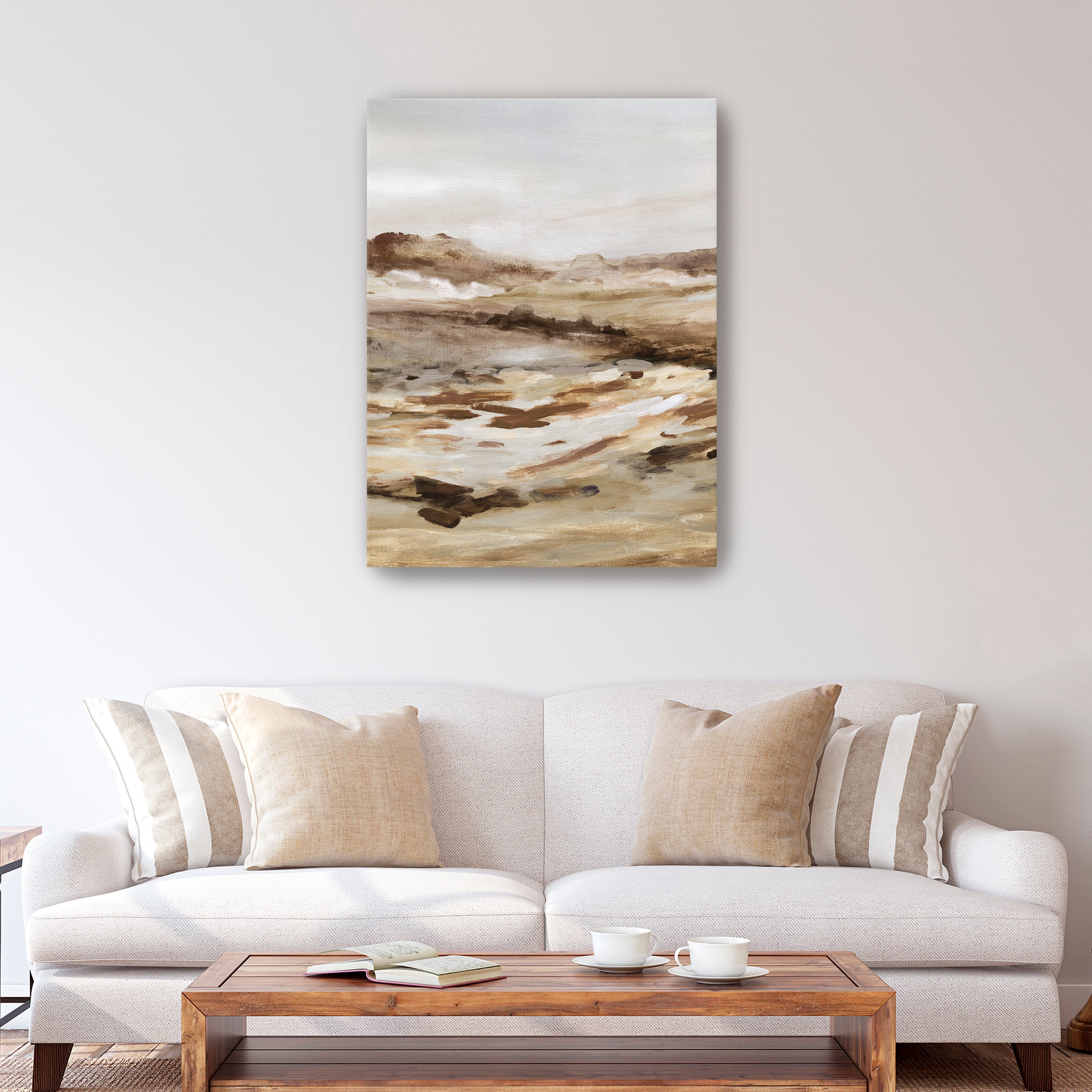 Peaks and Valleys Canvas Giclee