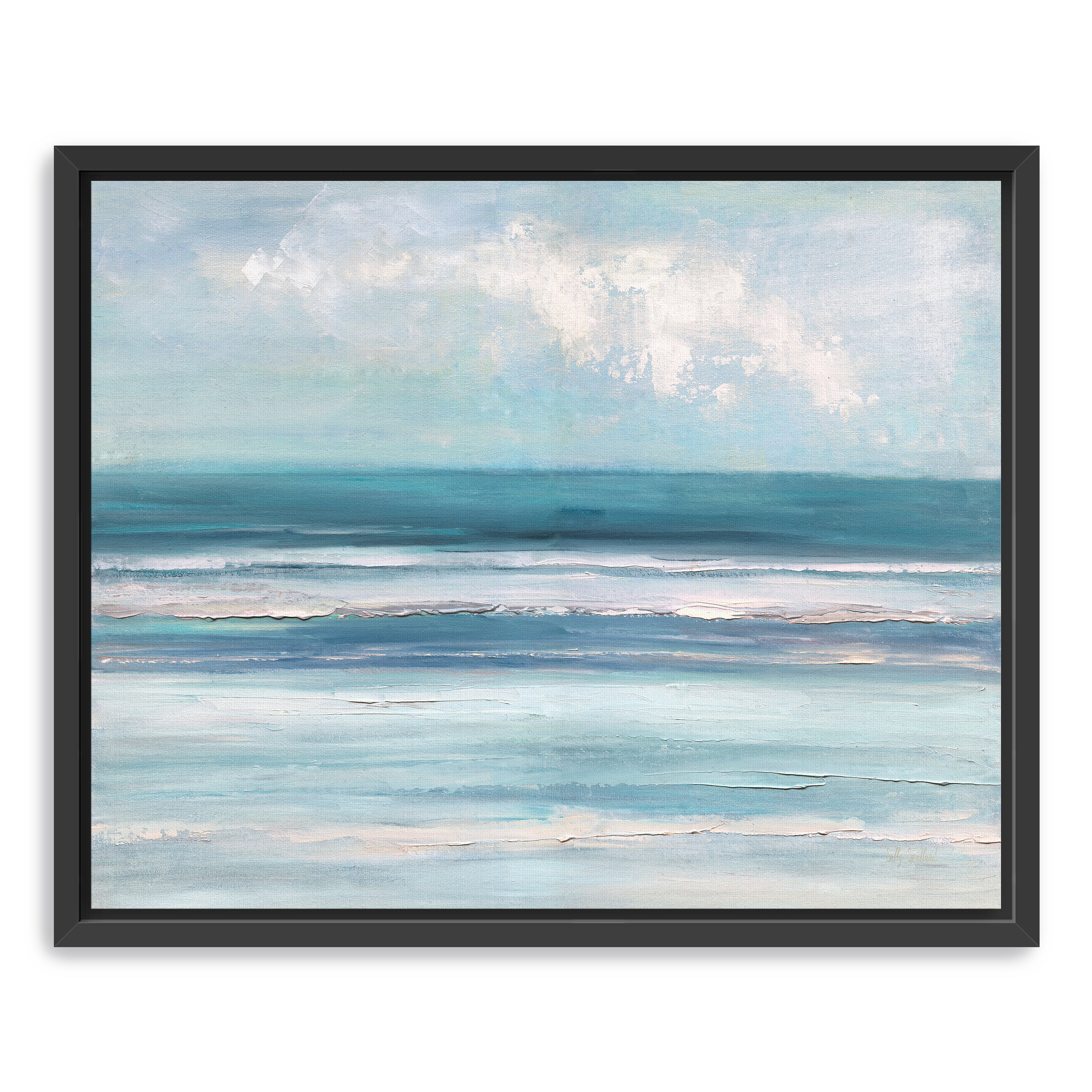 Serene Waves Canvas Giclee