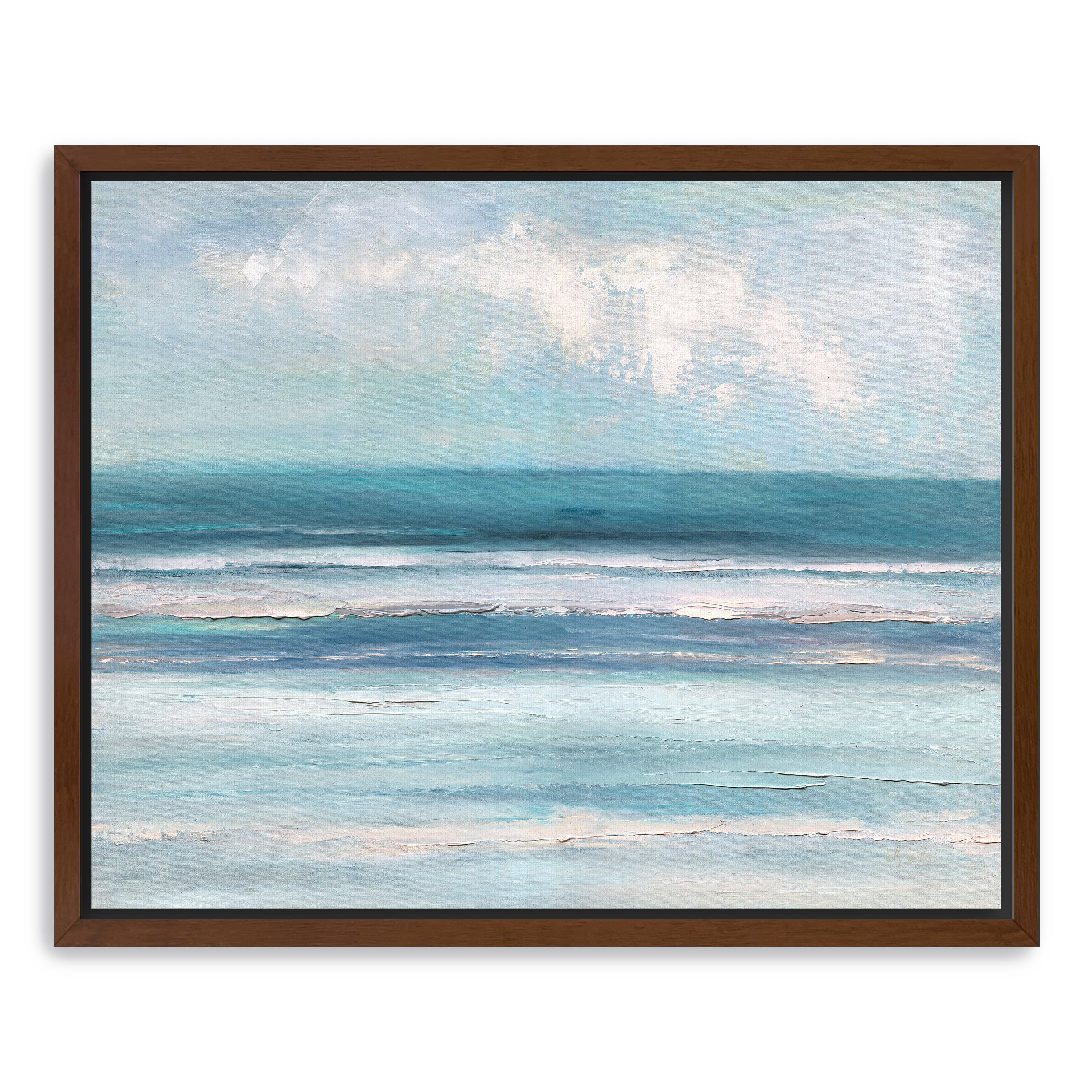 Serene Waves Canvas Giclee
