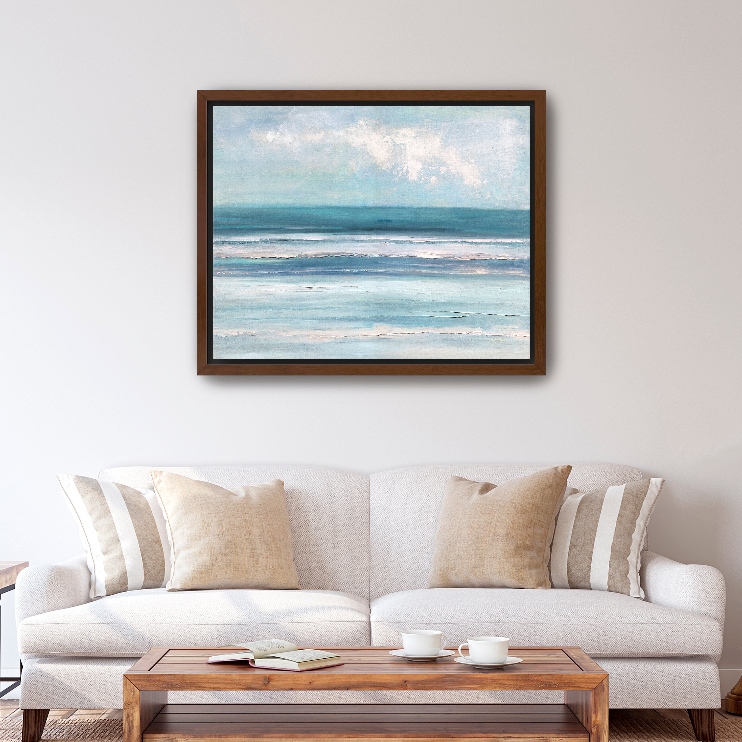 Serene Waves Canvas Giclee
