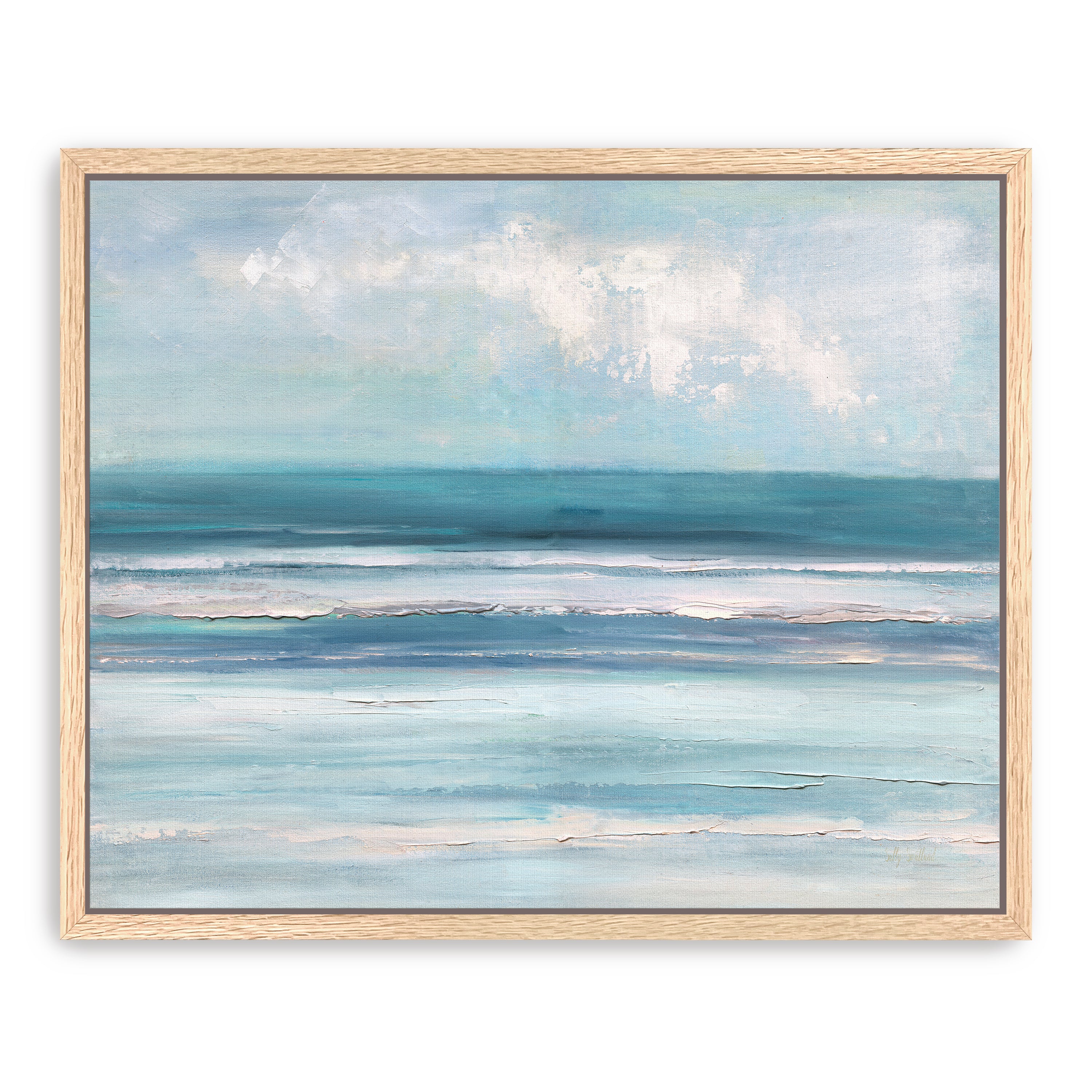 Serene Waves Canvas Giclee