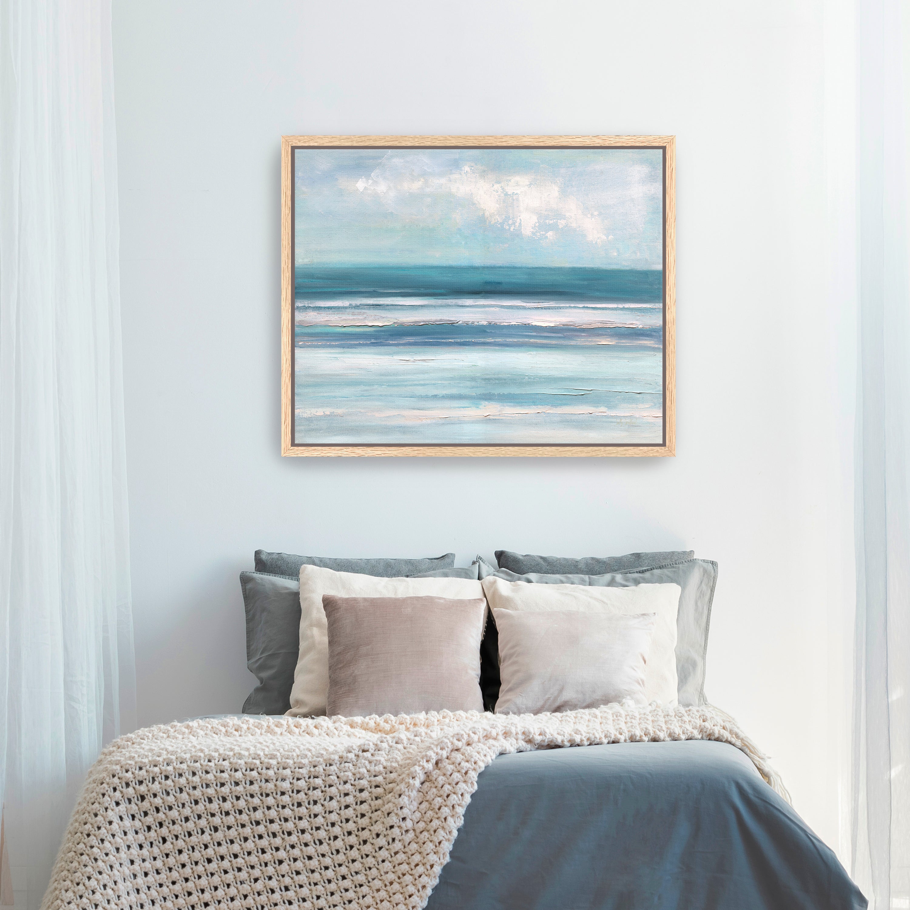 Serene Waves Canvas Giclee
