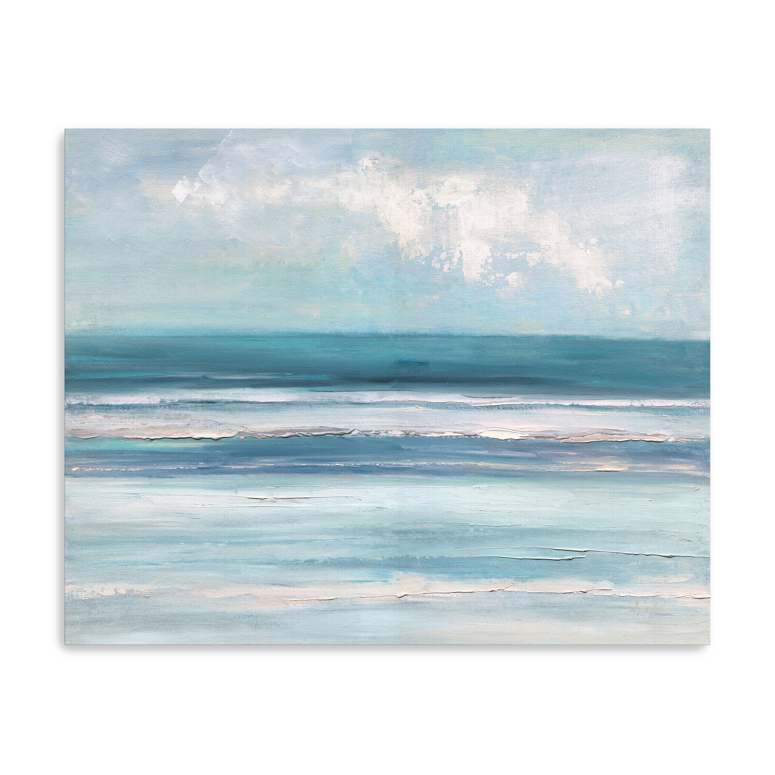 Serene Waves Canvas Giclee