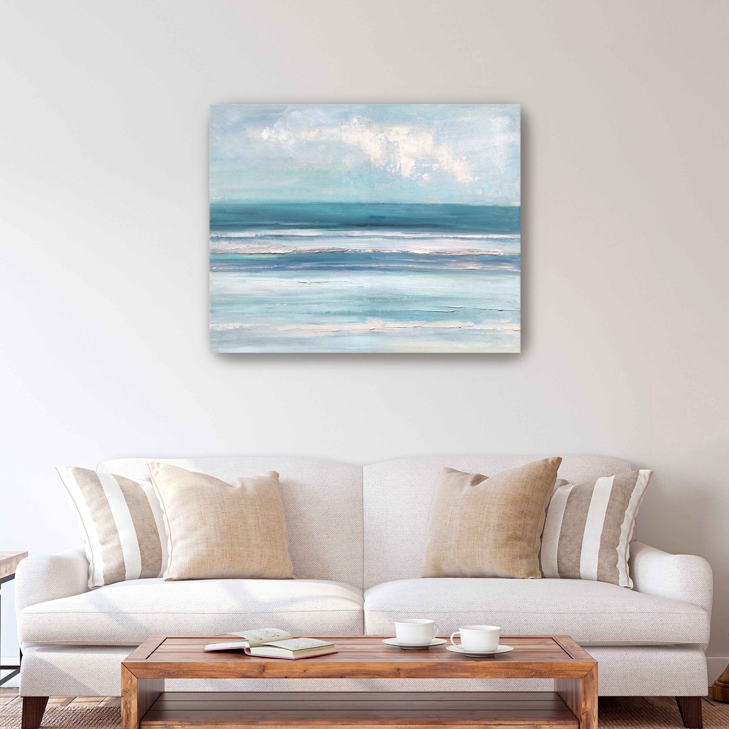 Serene Waves Canvas Giclee