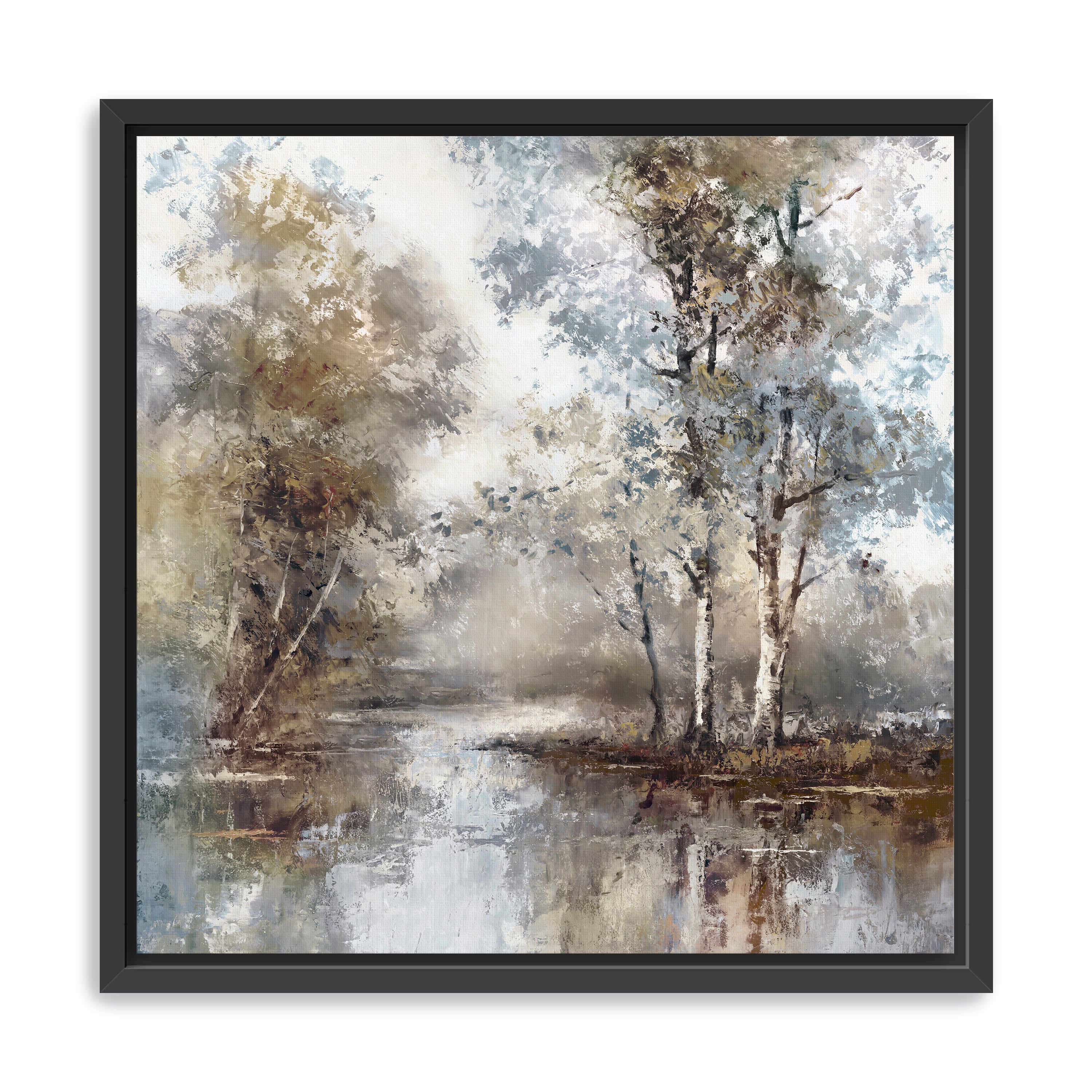 Meandering River Canvas Giclee