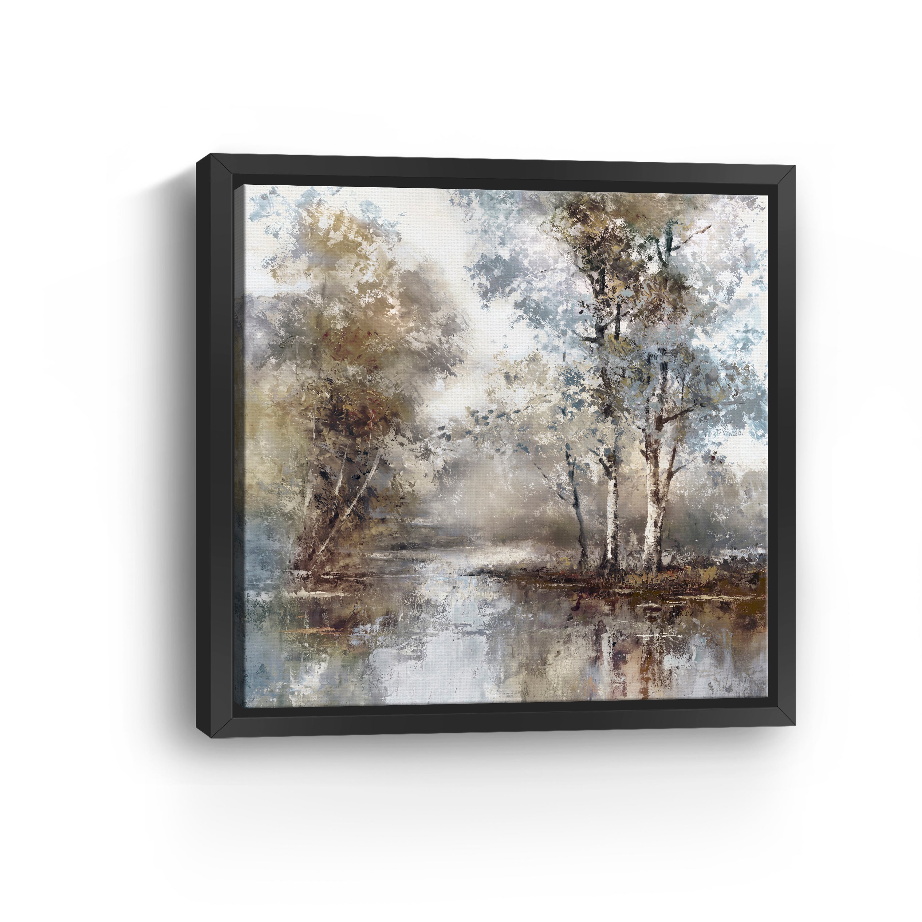 Meandering River Canvas Giclee