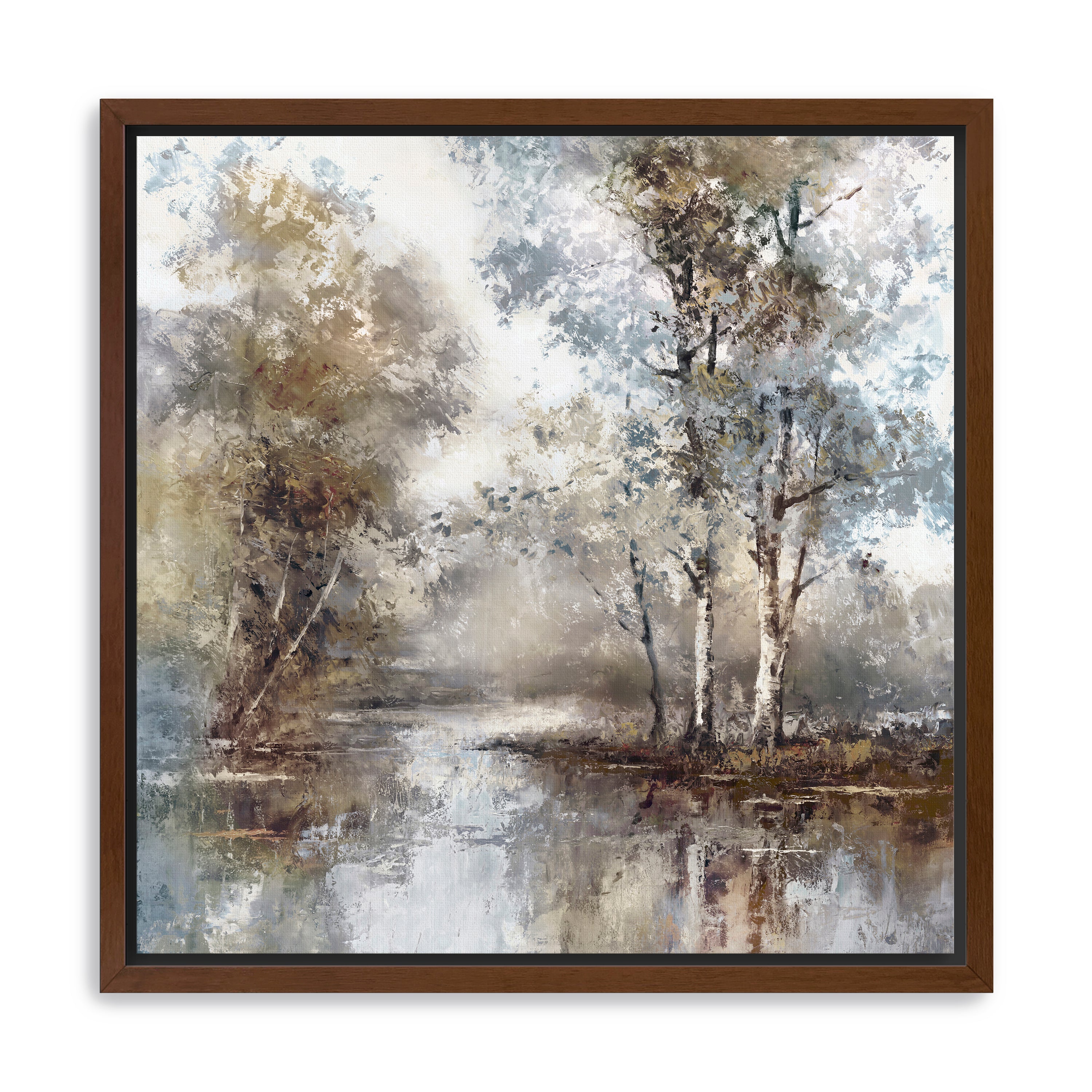Meandering River Canvas Giclee