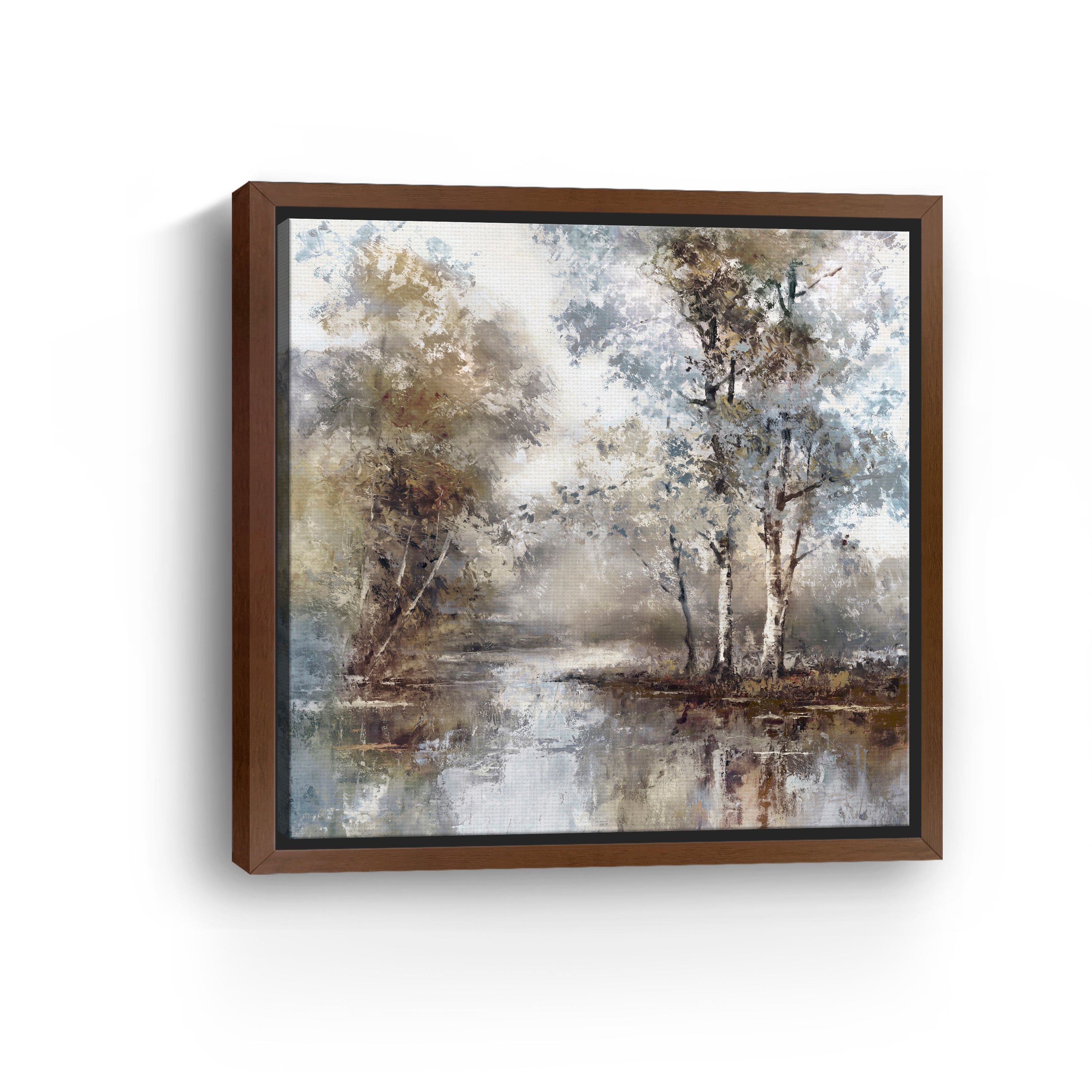 Meandering River Canvas Giclee
