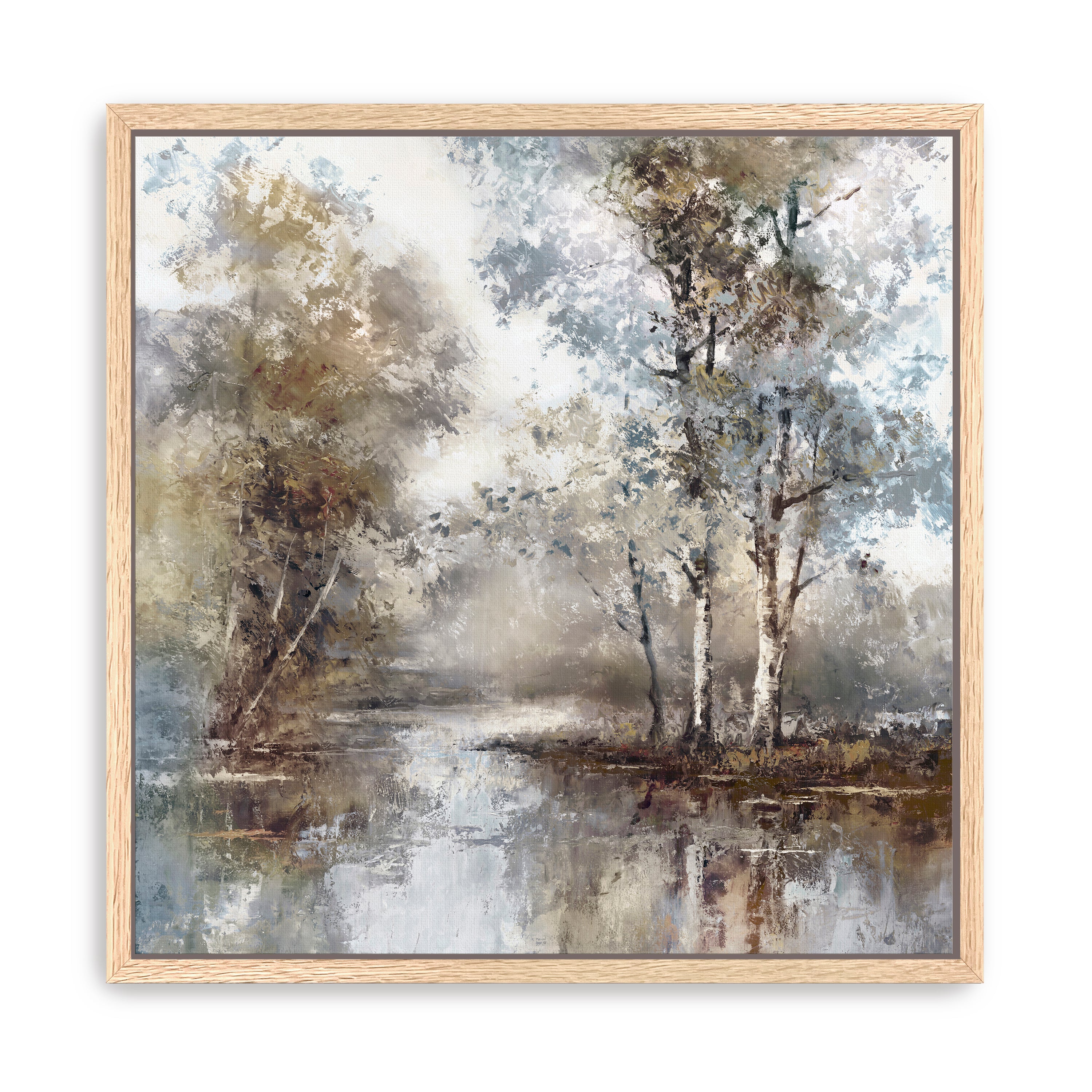 Meandering River Canvas Giclee