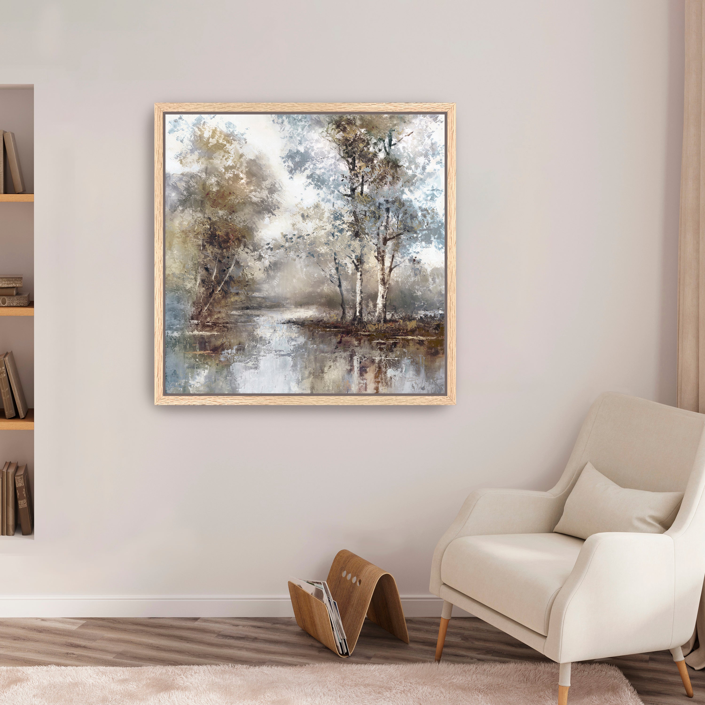 Meandering River Canvas Giclee