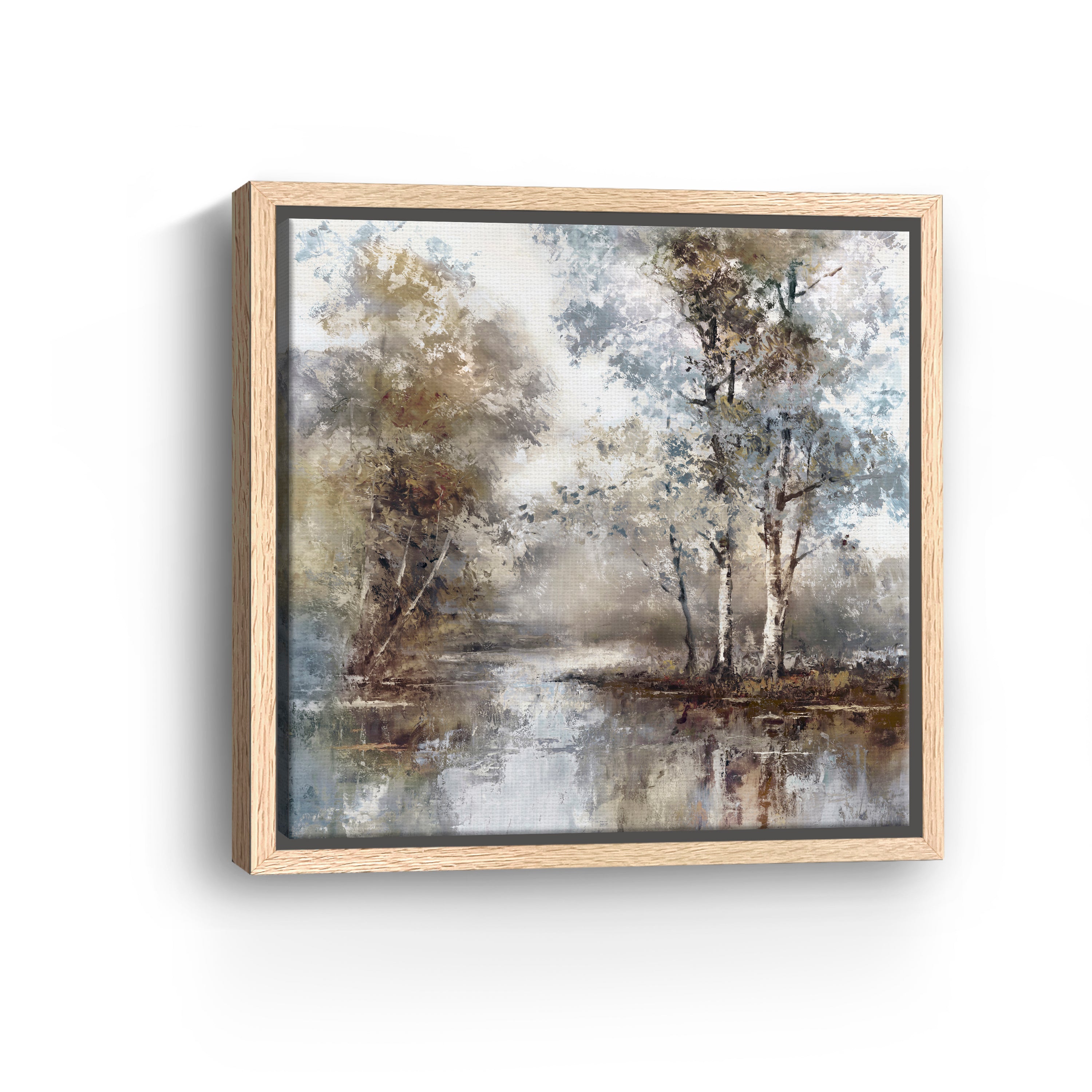 Meandering River Canvas Giclee