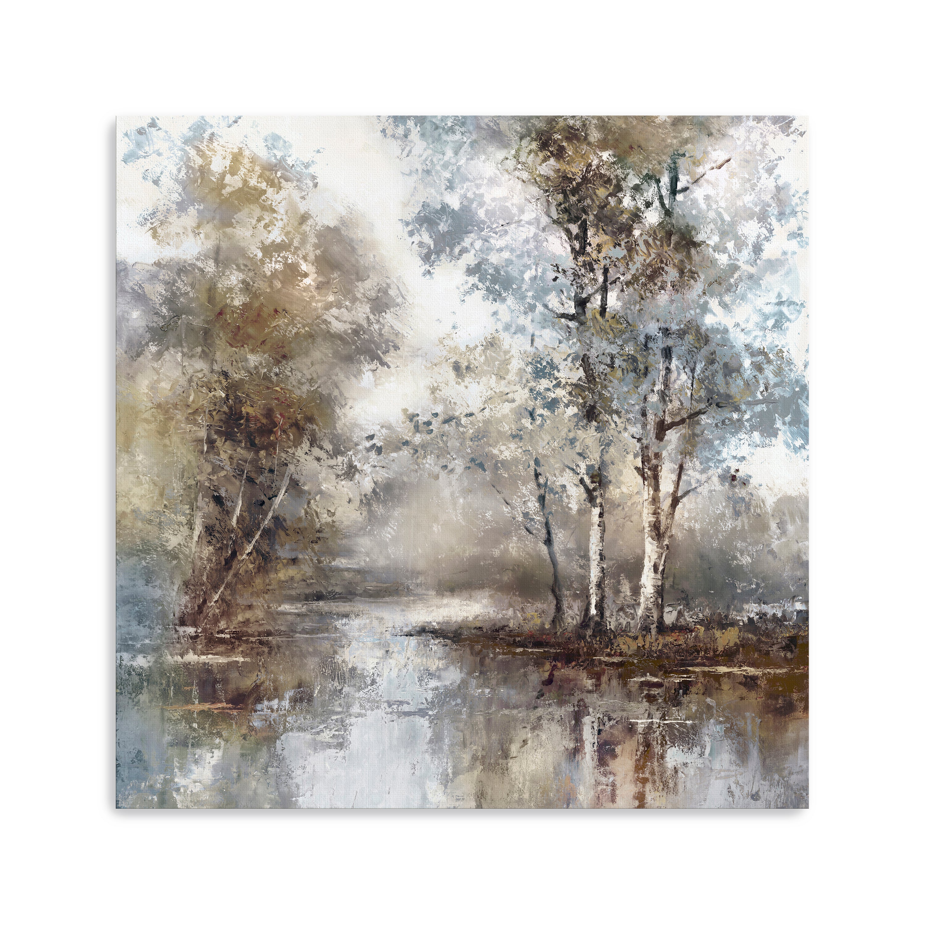 Meandering River Canvas Giclee