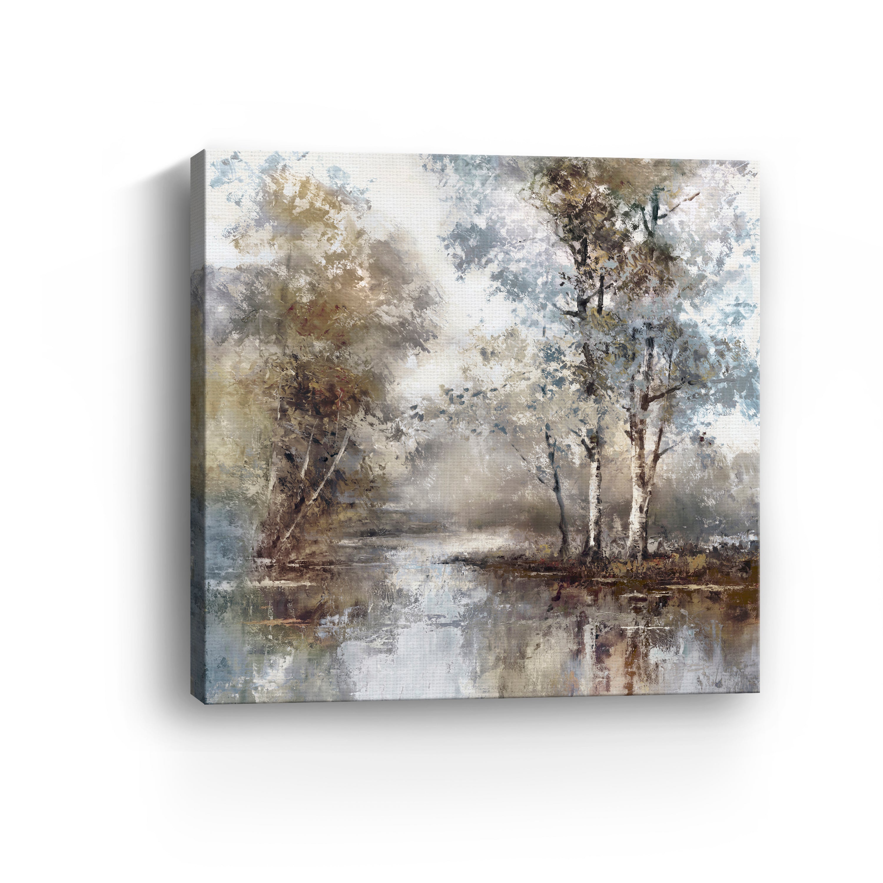 Meandering River Canvas Giclee