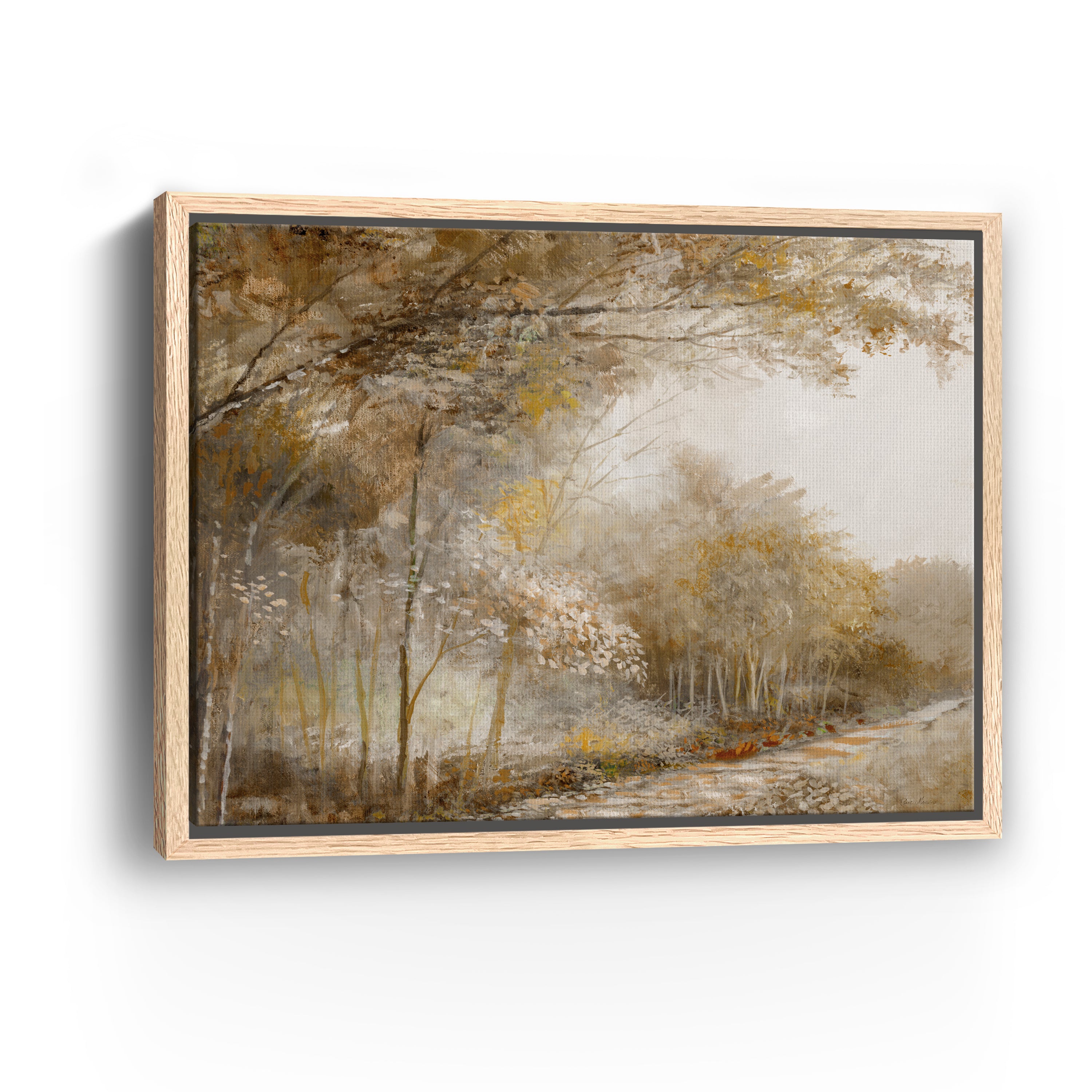 Autumn Forest Park Canvas Giclee