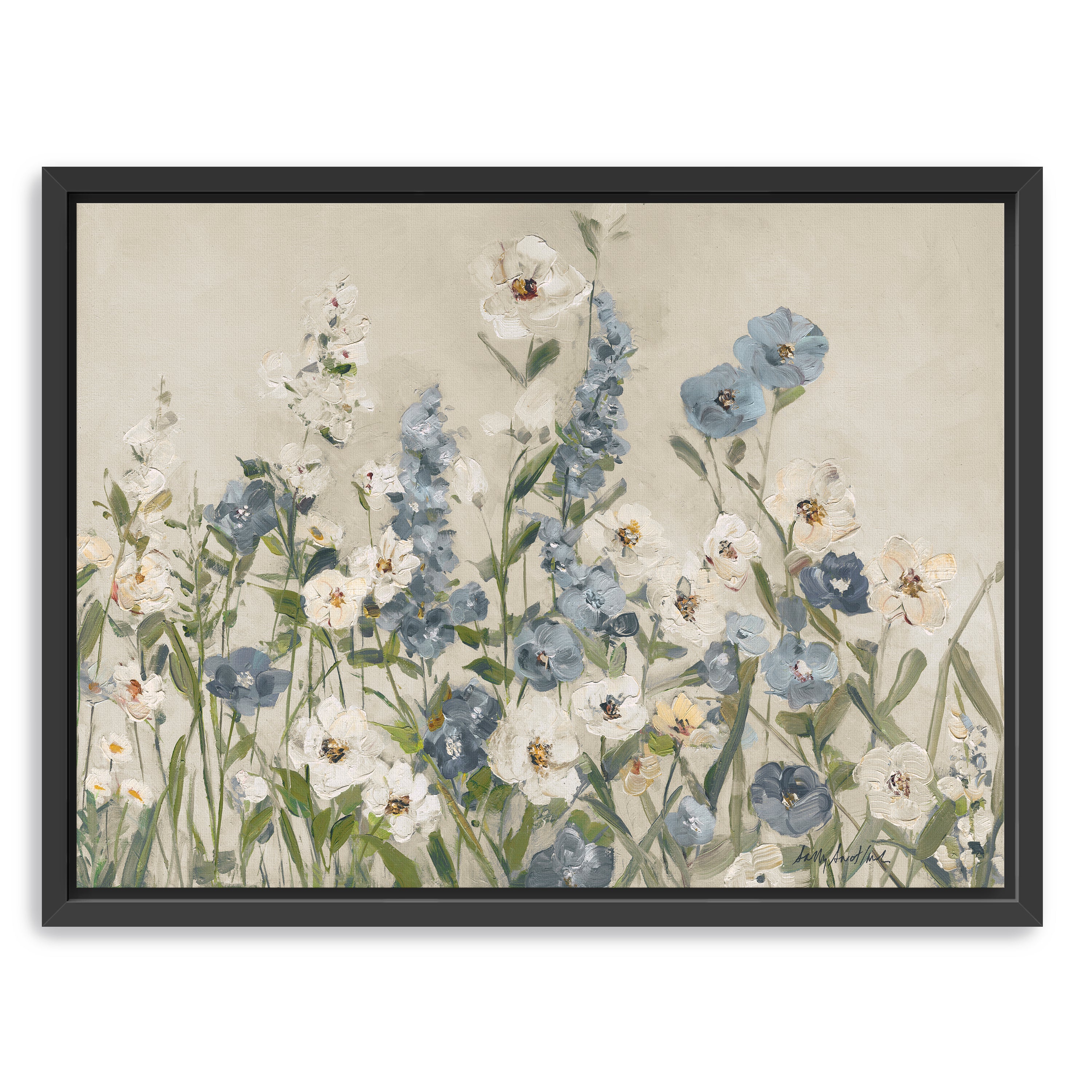 Field of Blue Canvas Giclee