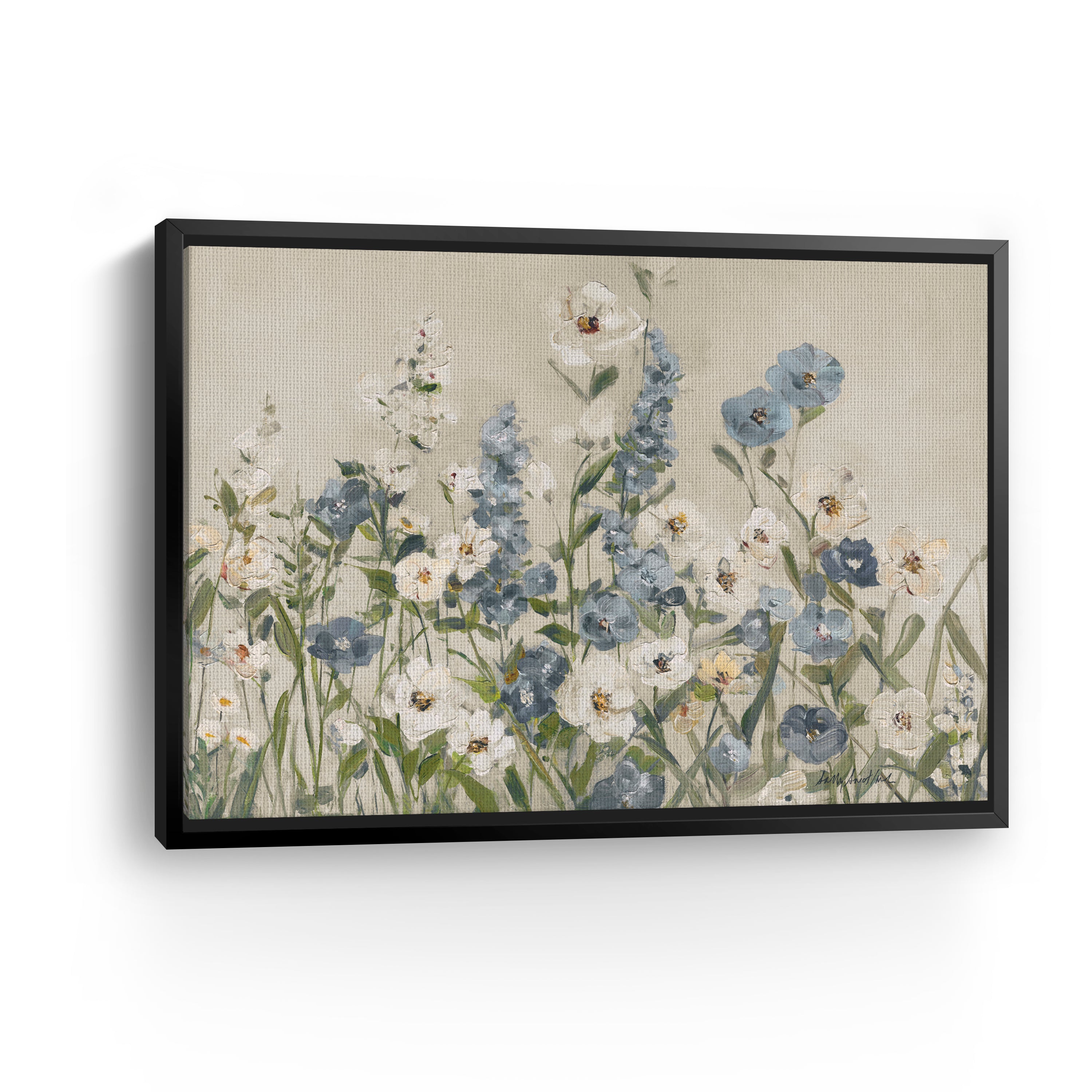 Field of Blue Canvas Giclee
