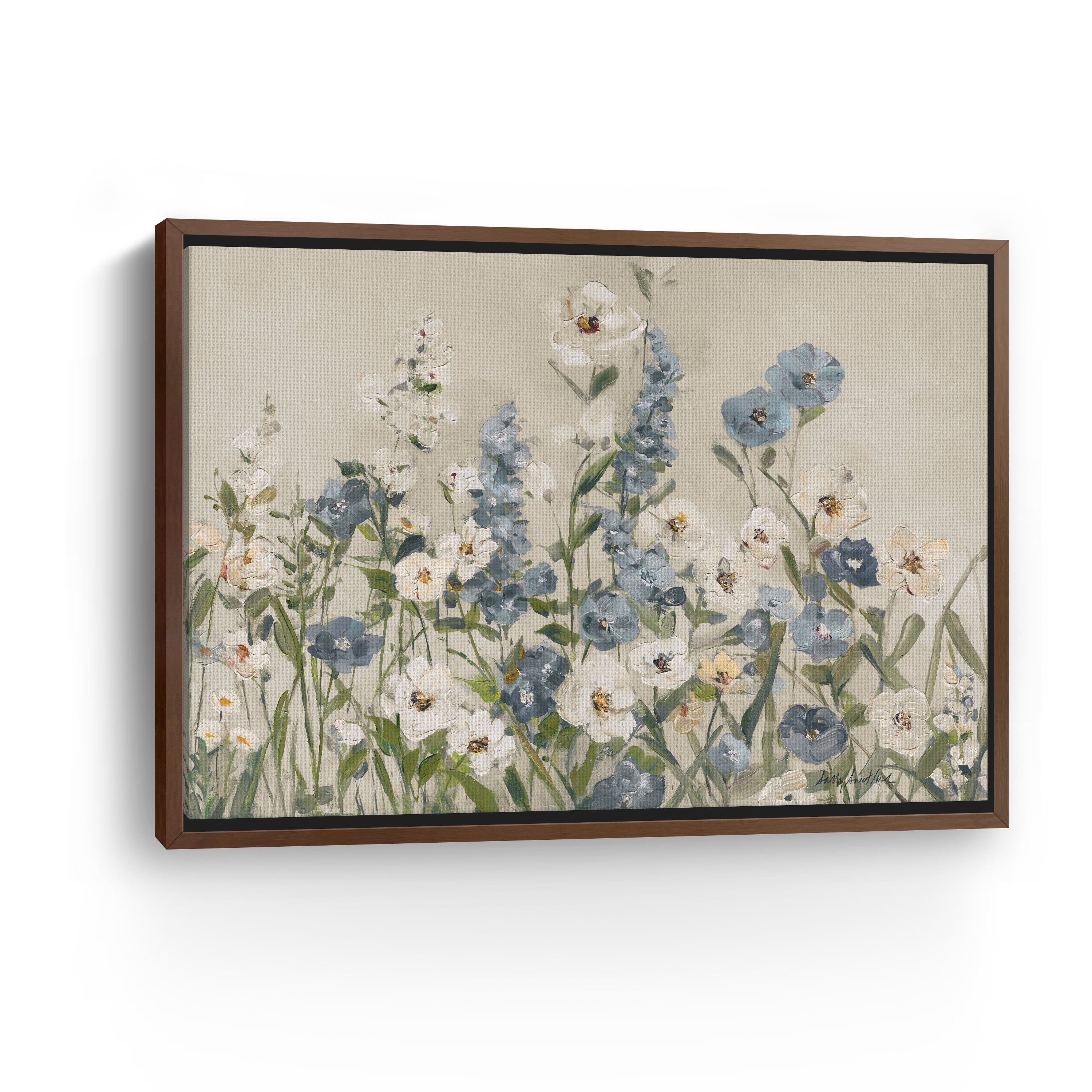 Field of Blue Canvas Giclee
