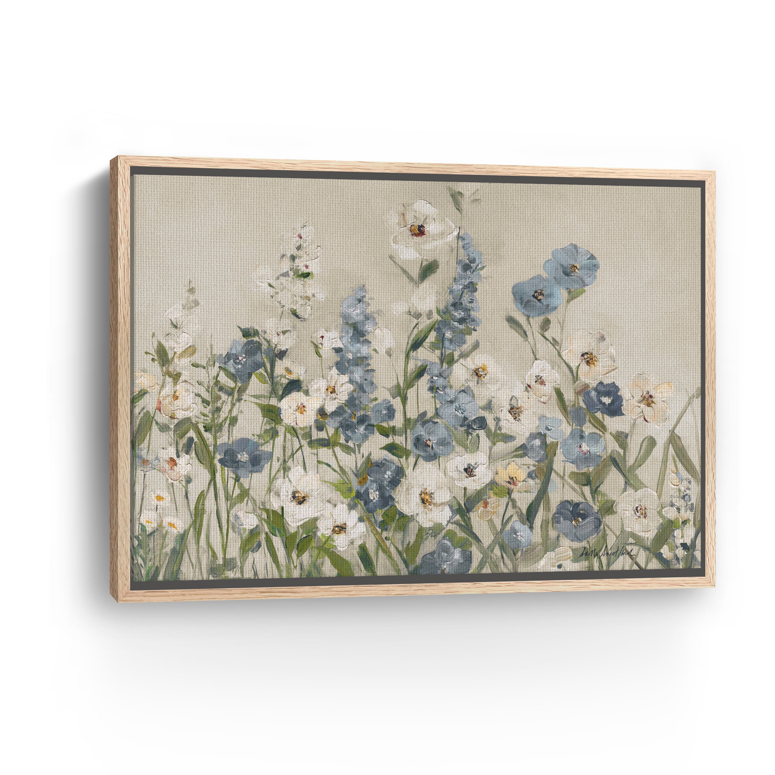 Field of Blue Canvas Giclee